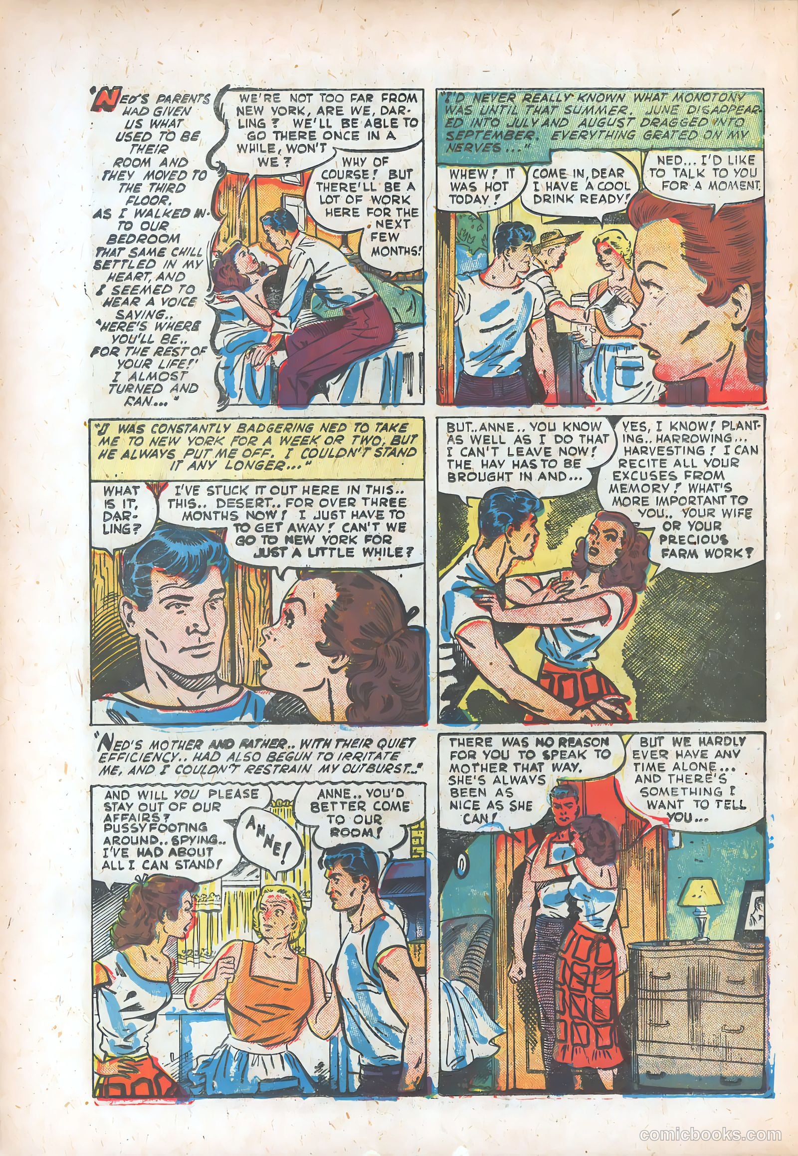 Pictorial Romances #11 — page 6 of 36