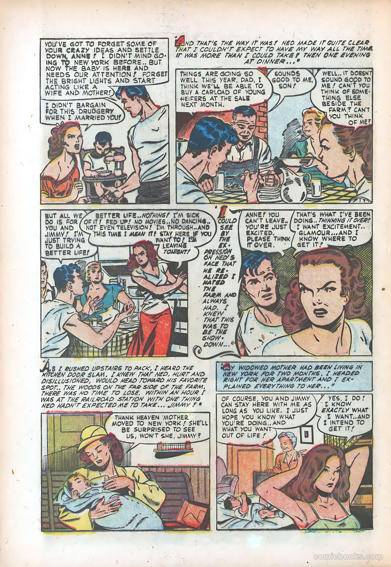 Pictorial Romances #11 — page 8 of 36