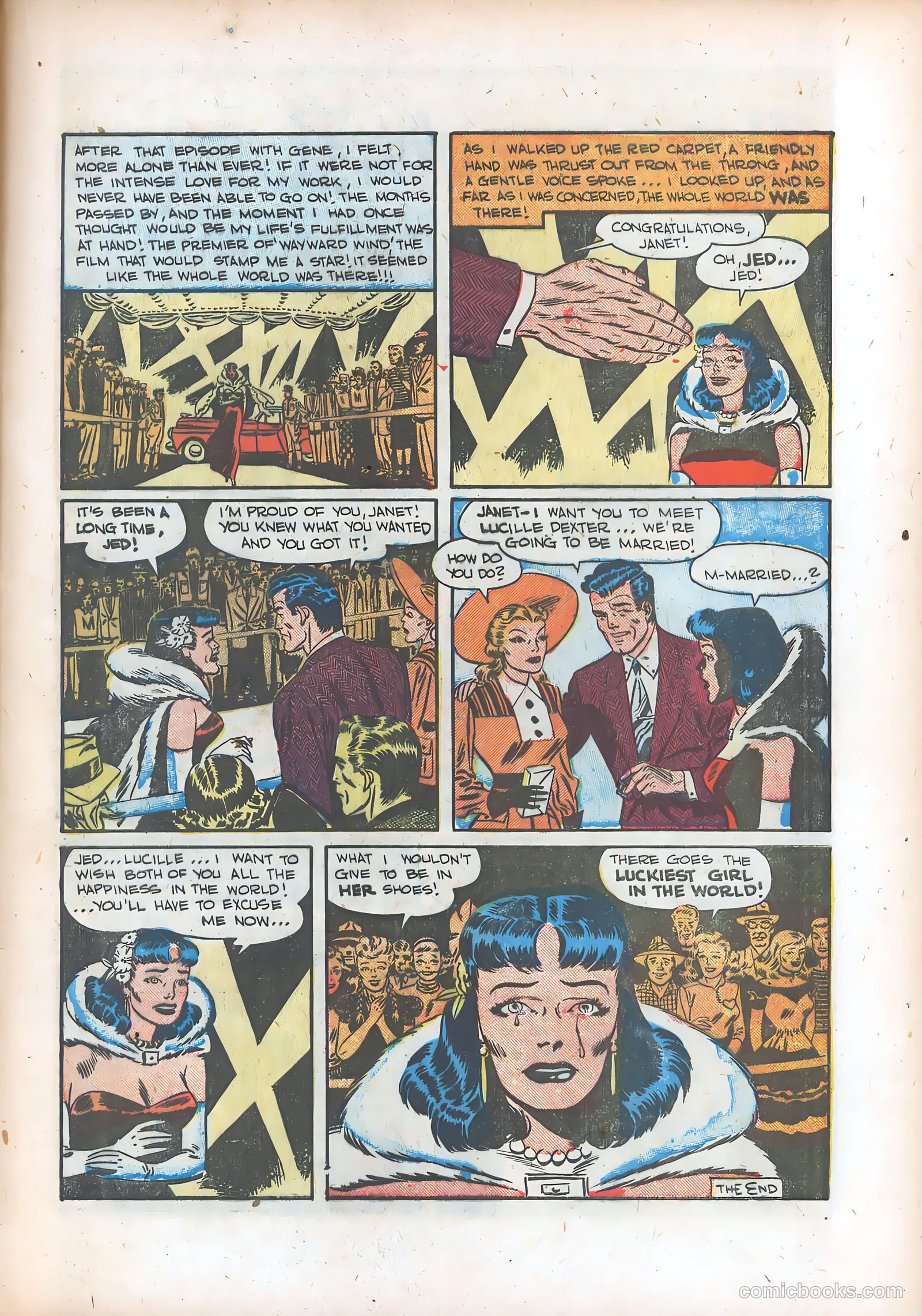 Pictorial Romances #11 — page 21 of 36