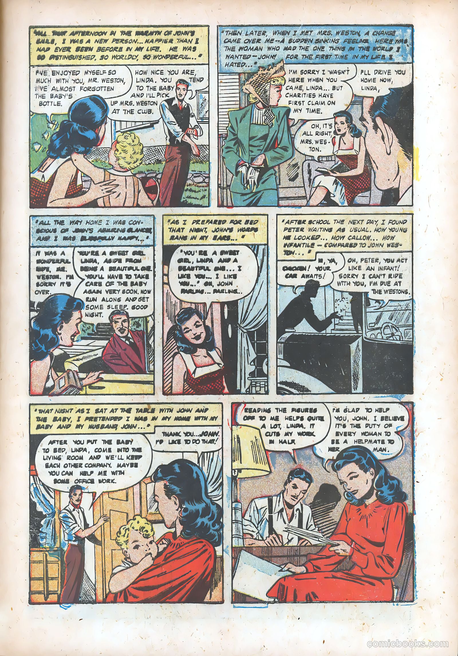 Pictorial Romances #11 — page 23 of 36