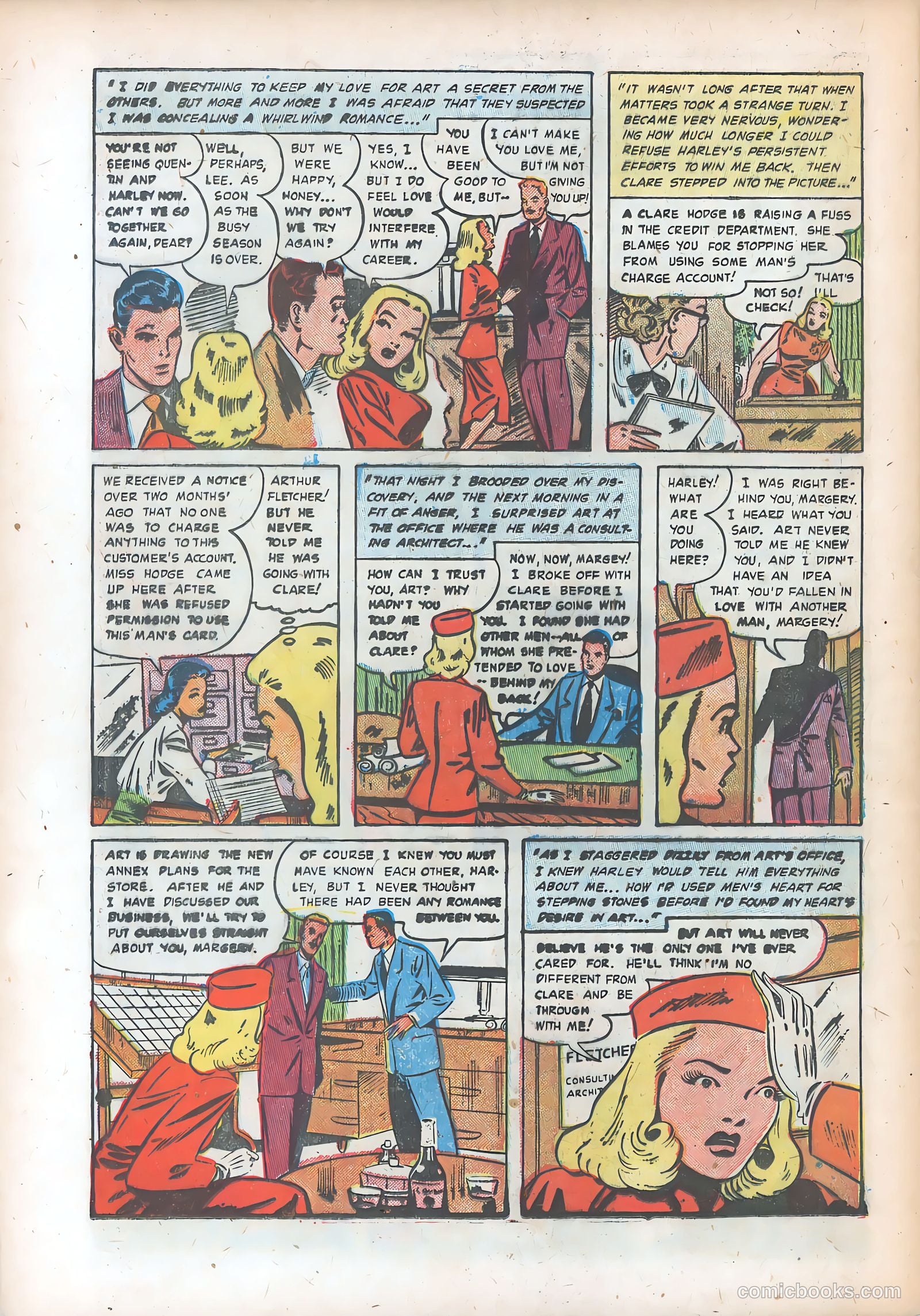 Pictorial Romances #11 — page 32 of 36