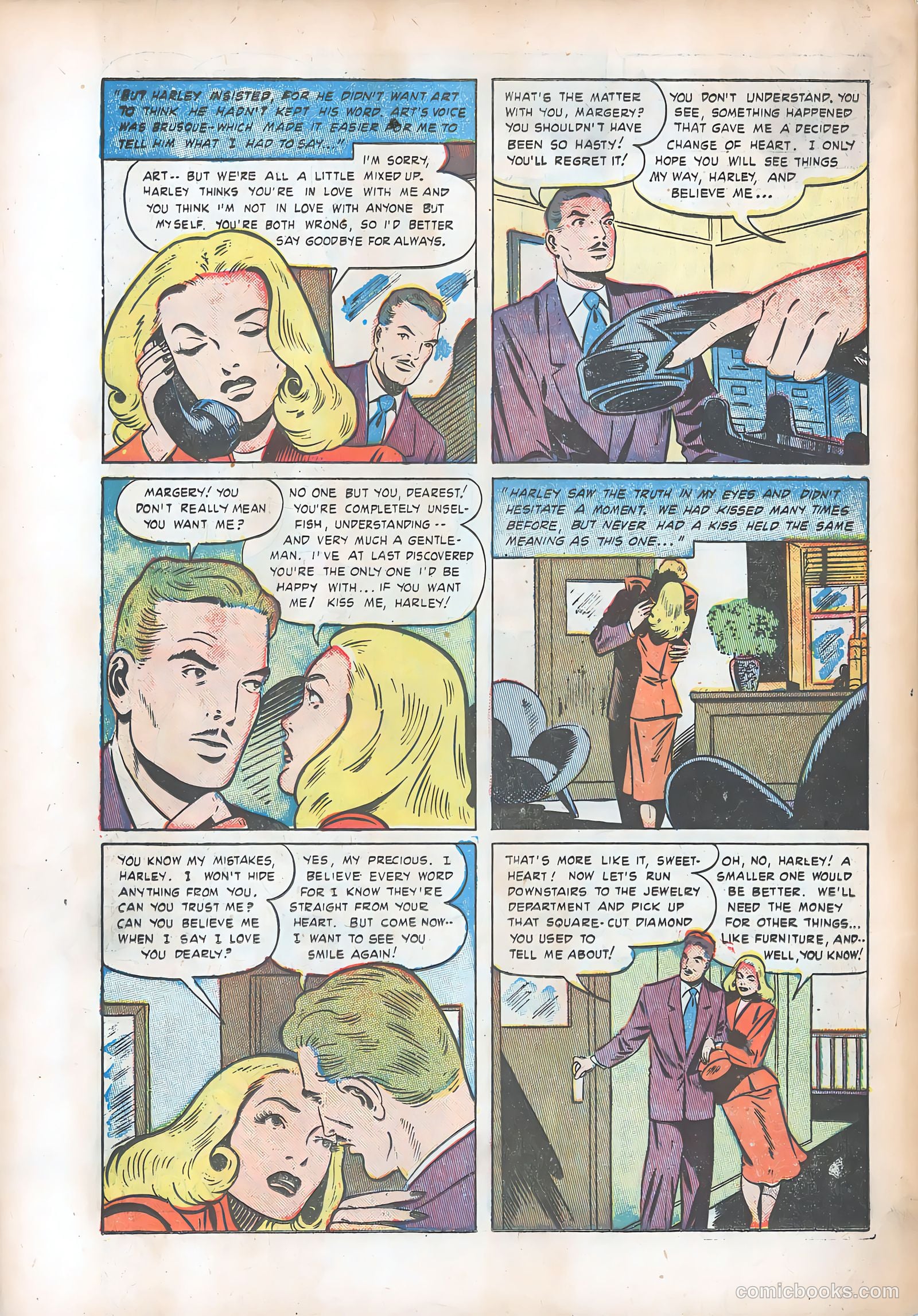 Pictorial Romances #11 — page 34 of 36