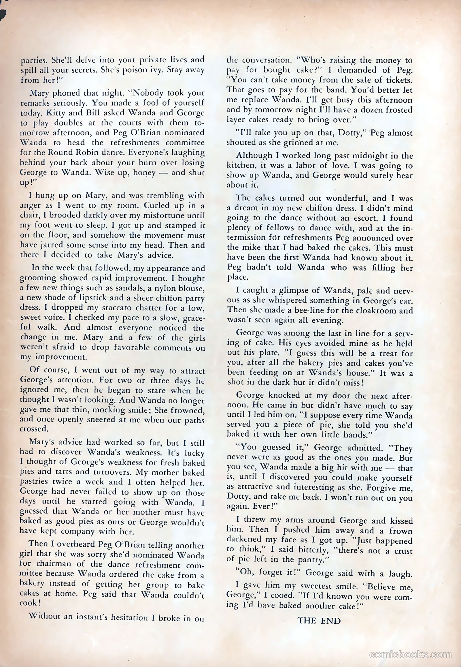 Pictorial Romances #11 — page 35 of 36
