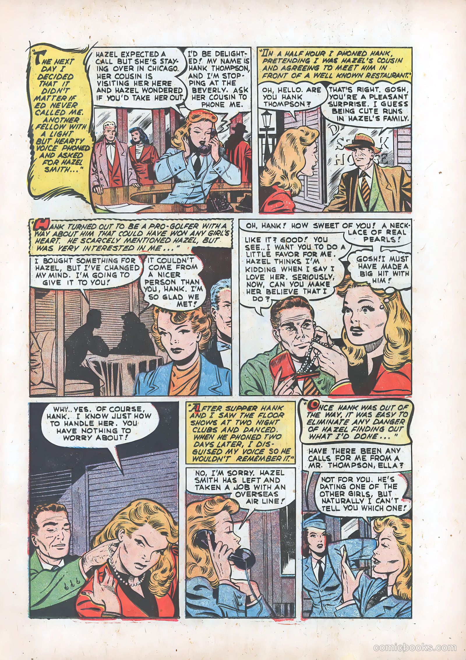 Pictorial Romances #12 — page 5 of 36