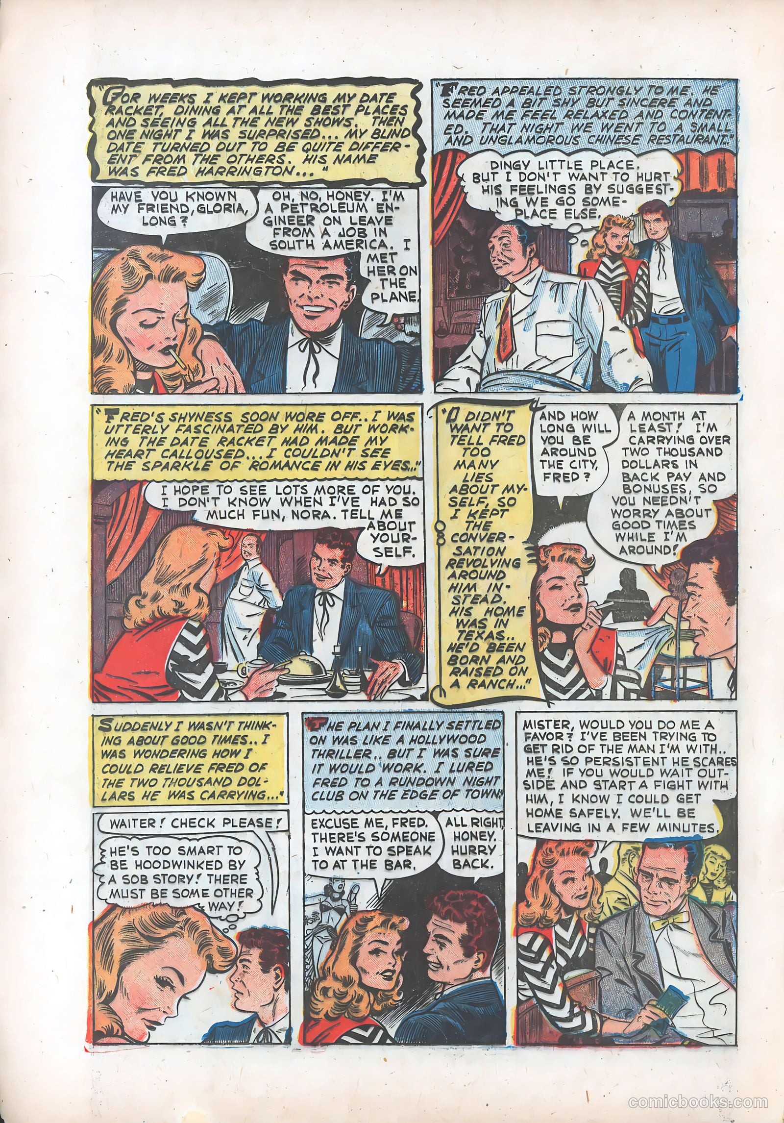 Pictorial Romances #12 — page 6 of 36
