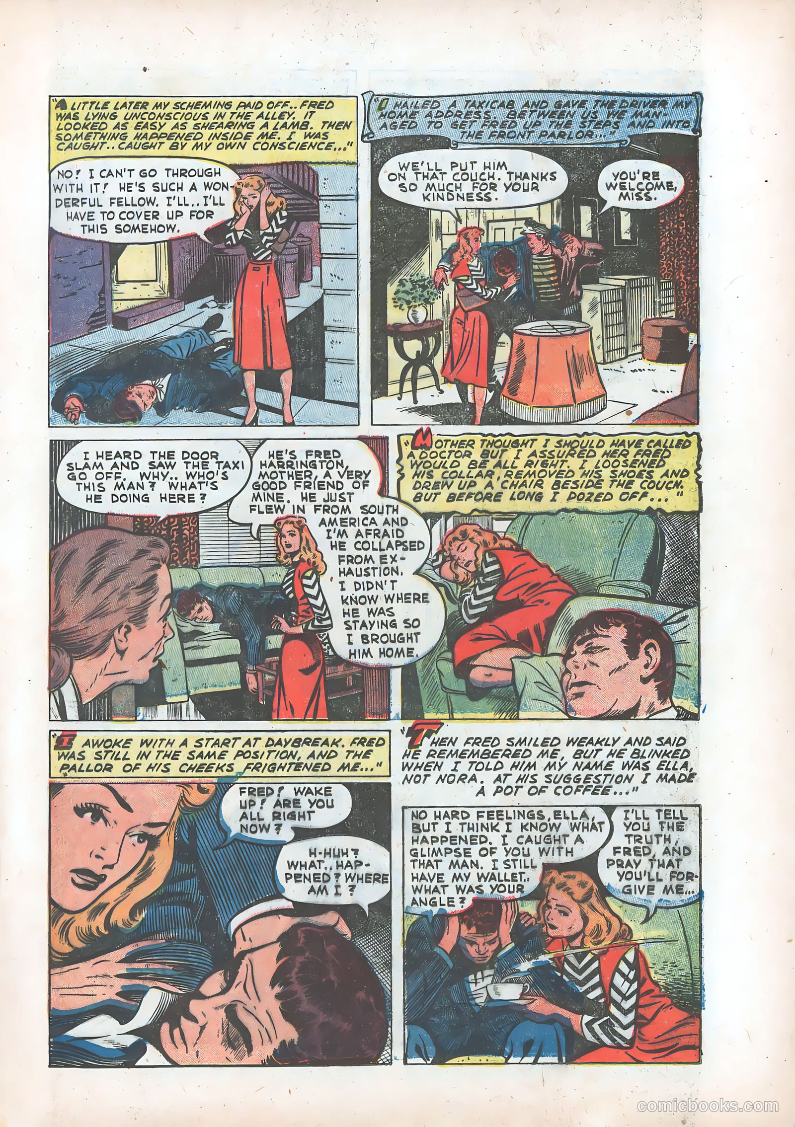 Pictorial Romances #12 — page 7 of 36