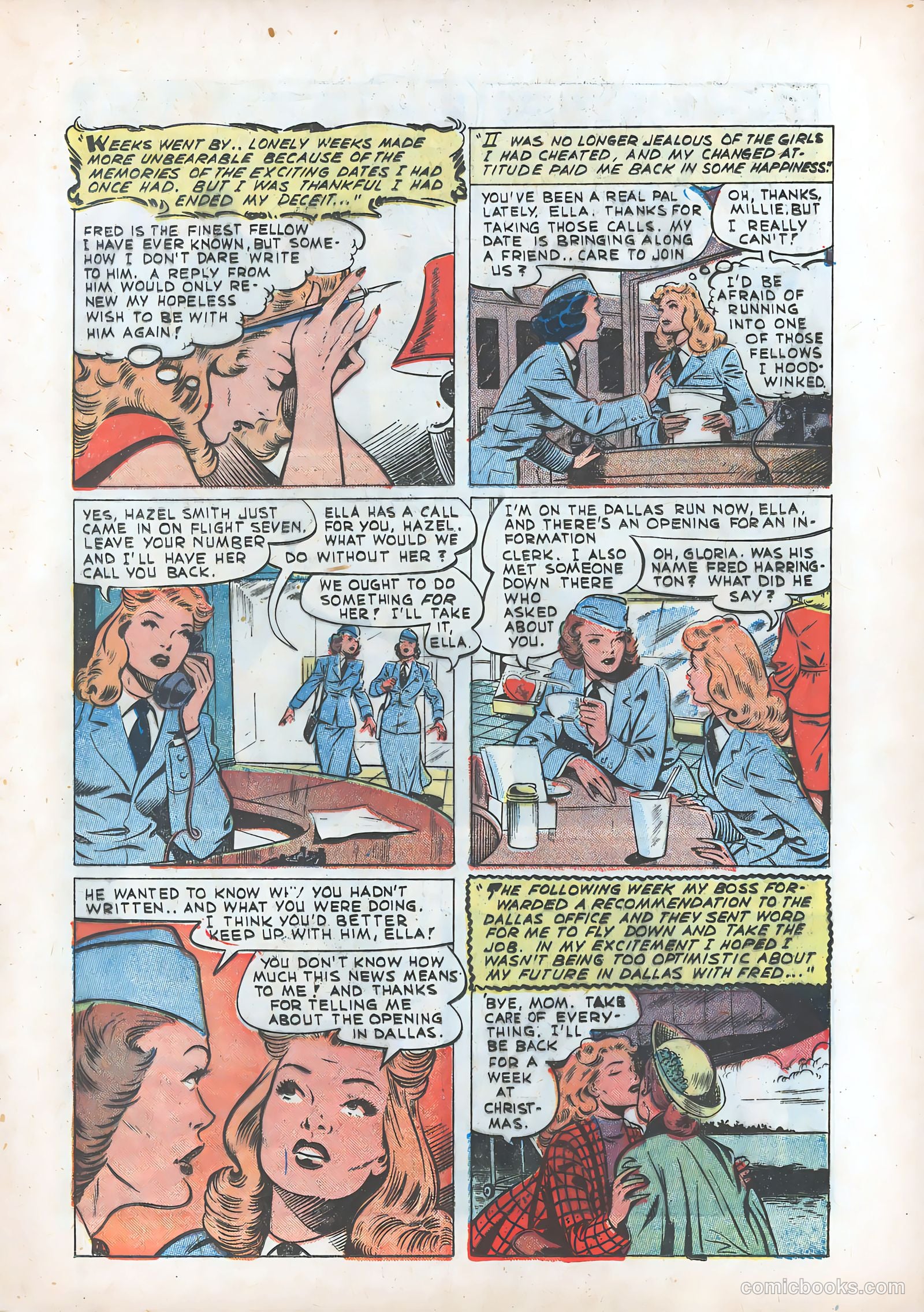 Pictorial Romances #12 — page 9 of 36