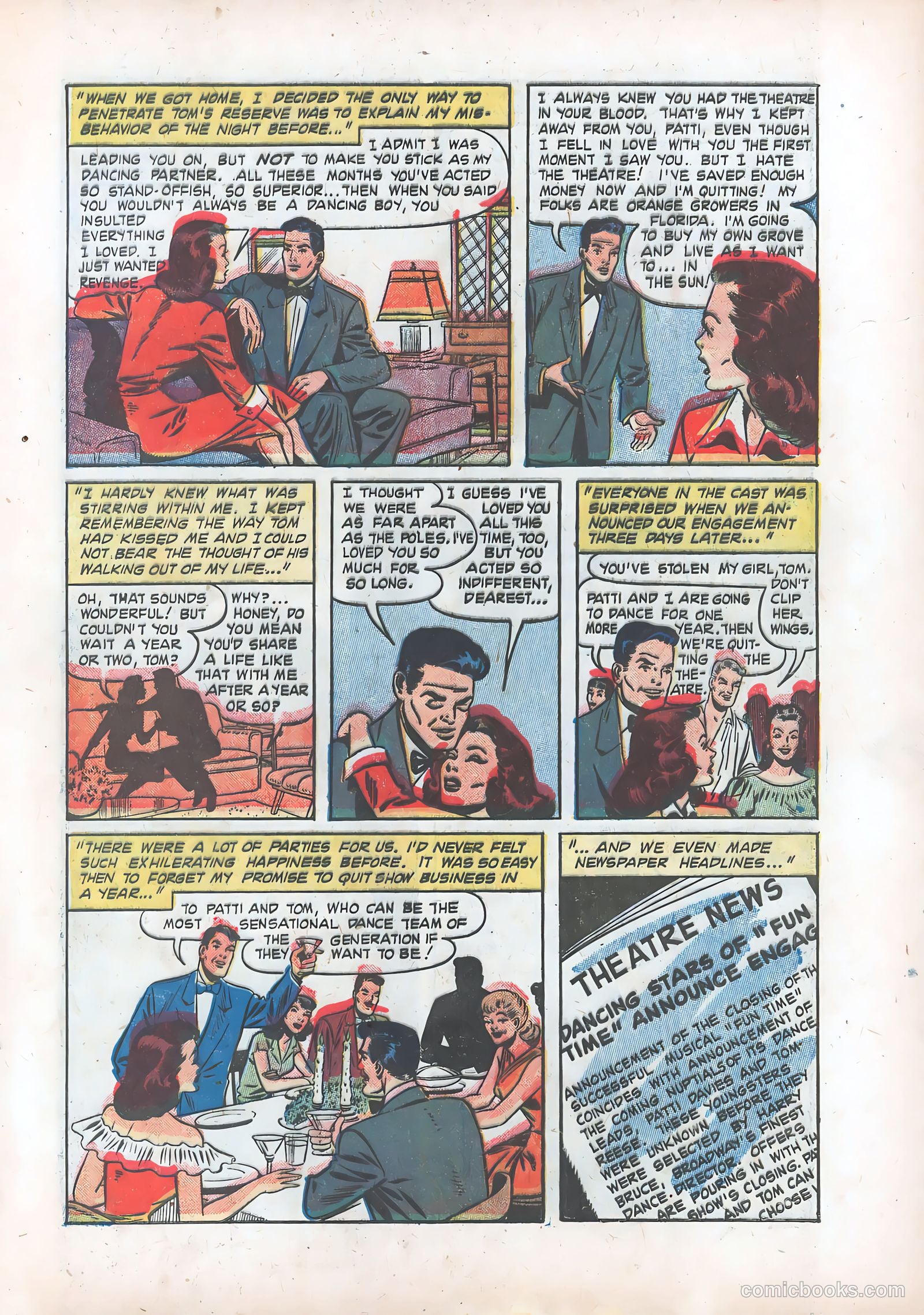 Pictorial Romances #12 — page 15 of 36