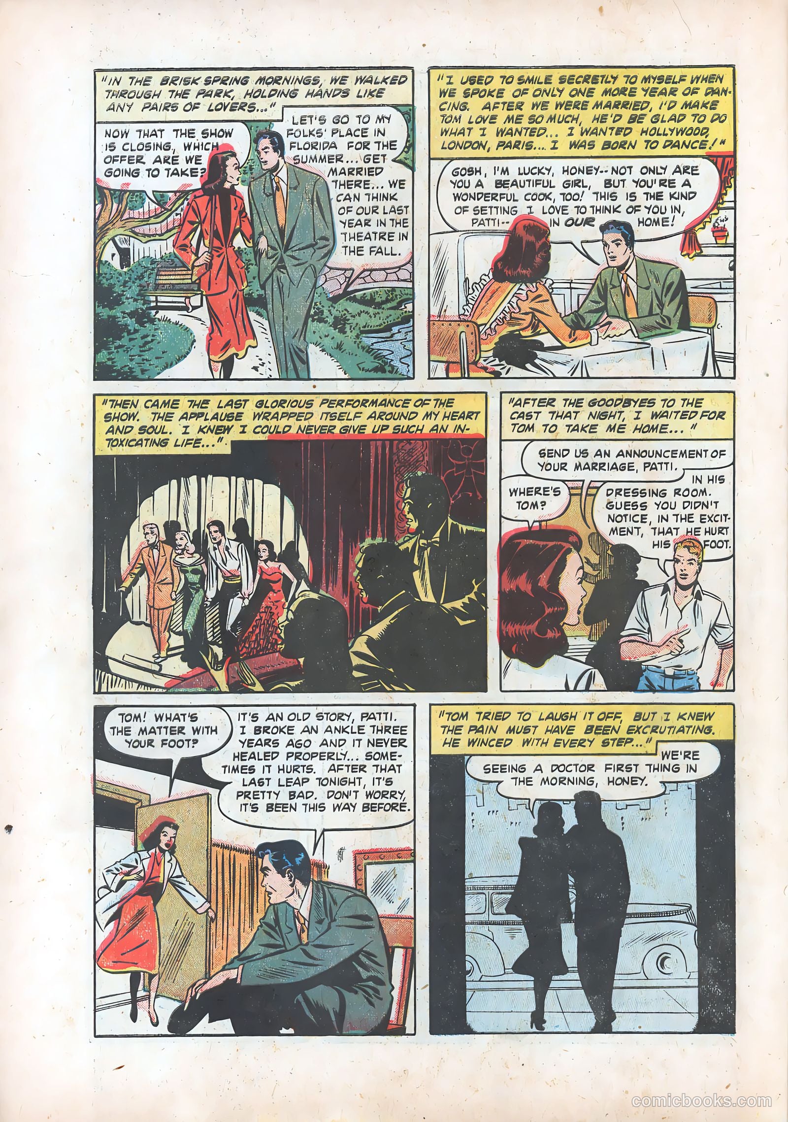 Pictorial Romances #12 — page 16 of 36