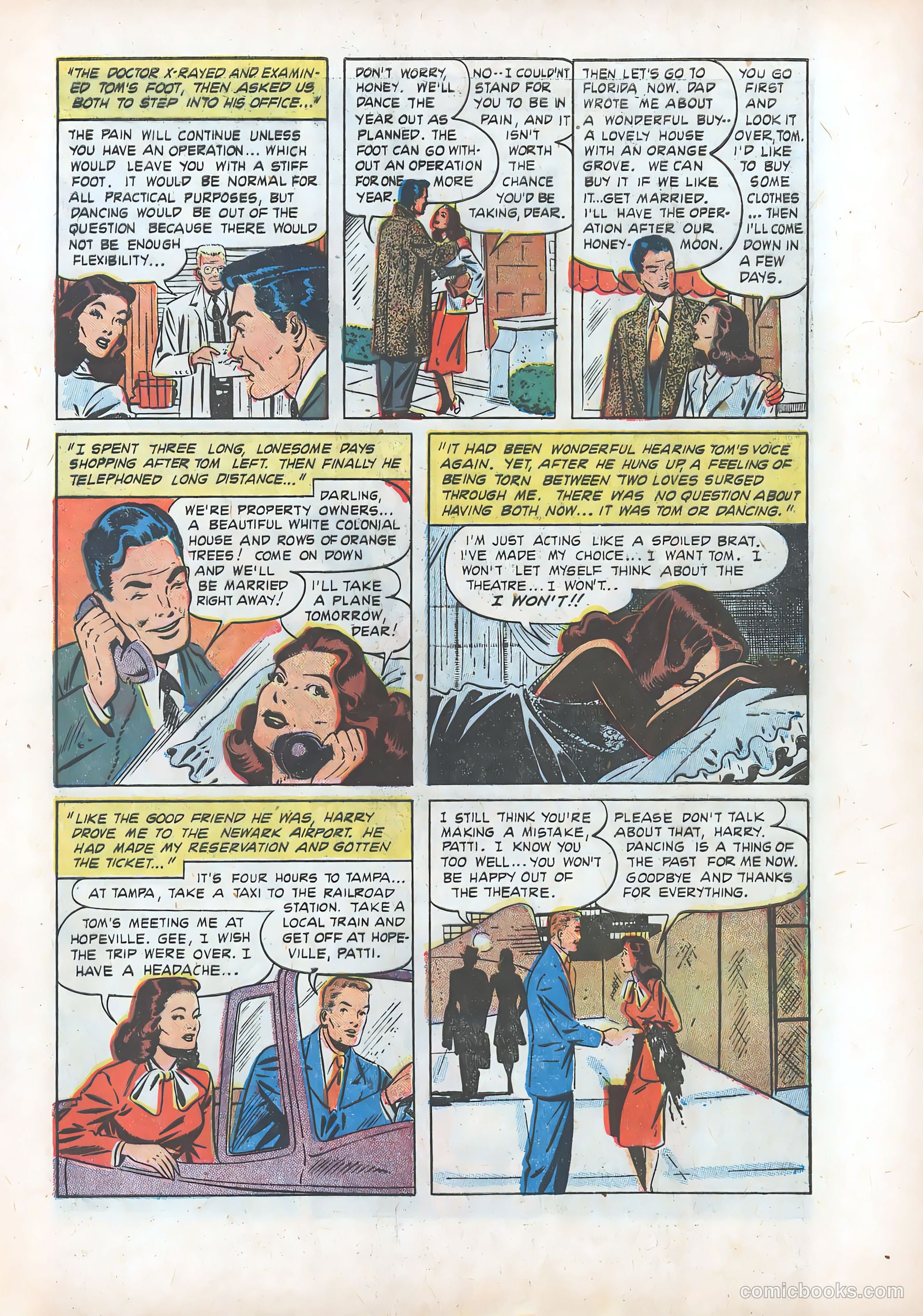Pictorial Romances #12 — page 17 of 36