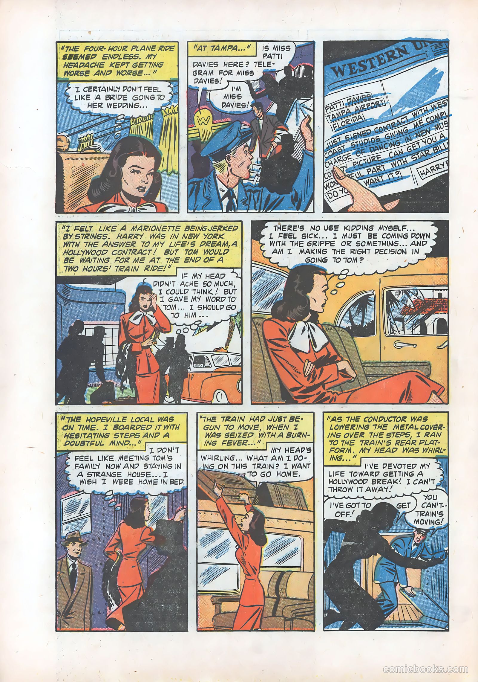 Pictorial Romances #12 — page 18 of 36