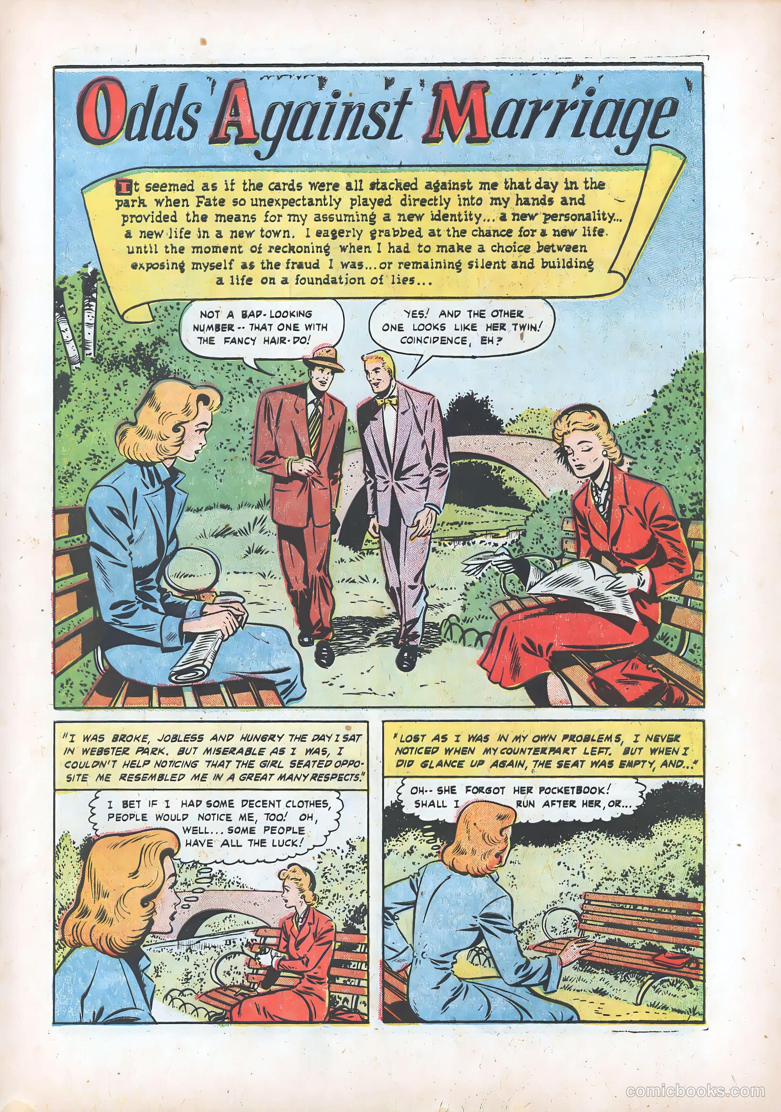 Pictorial Romances #12 — page 21 of 36