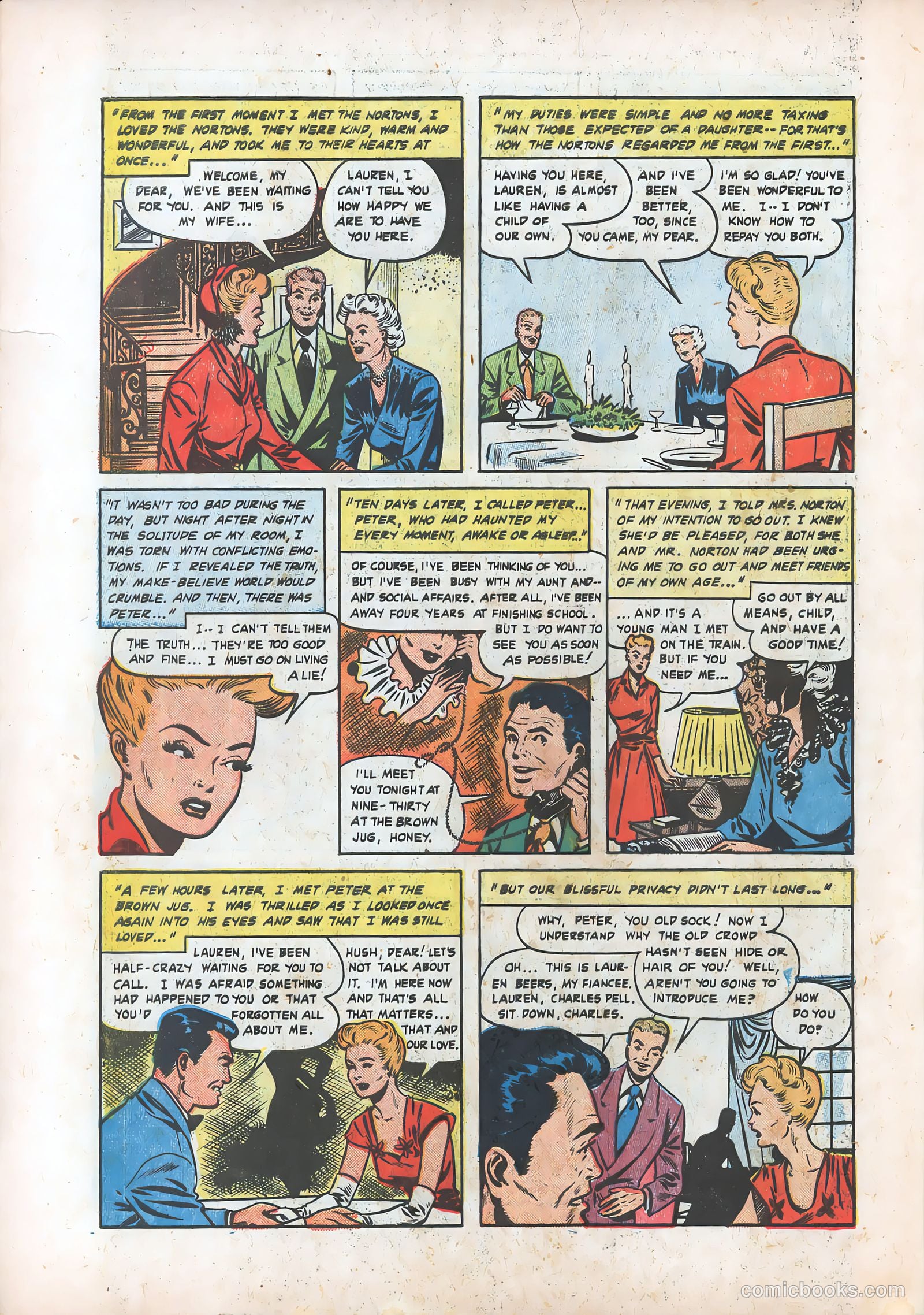 Pictorial Romances #12 — page 24 of 36