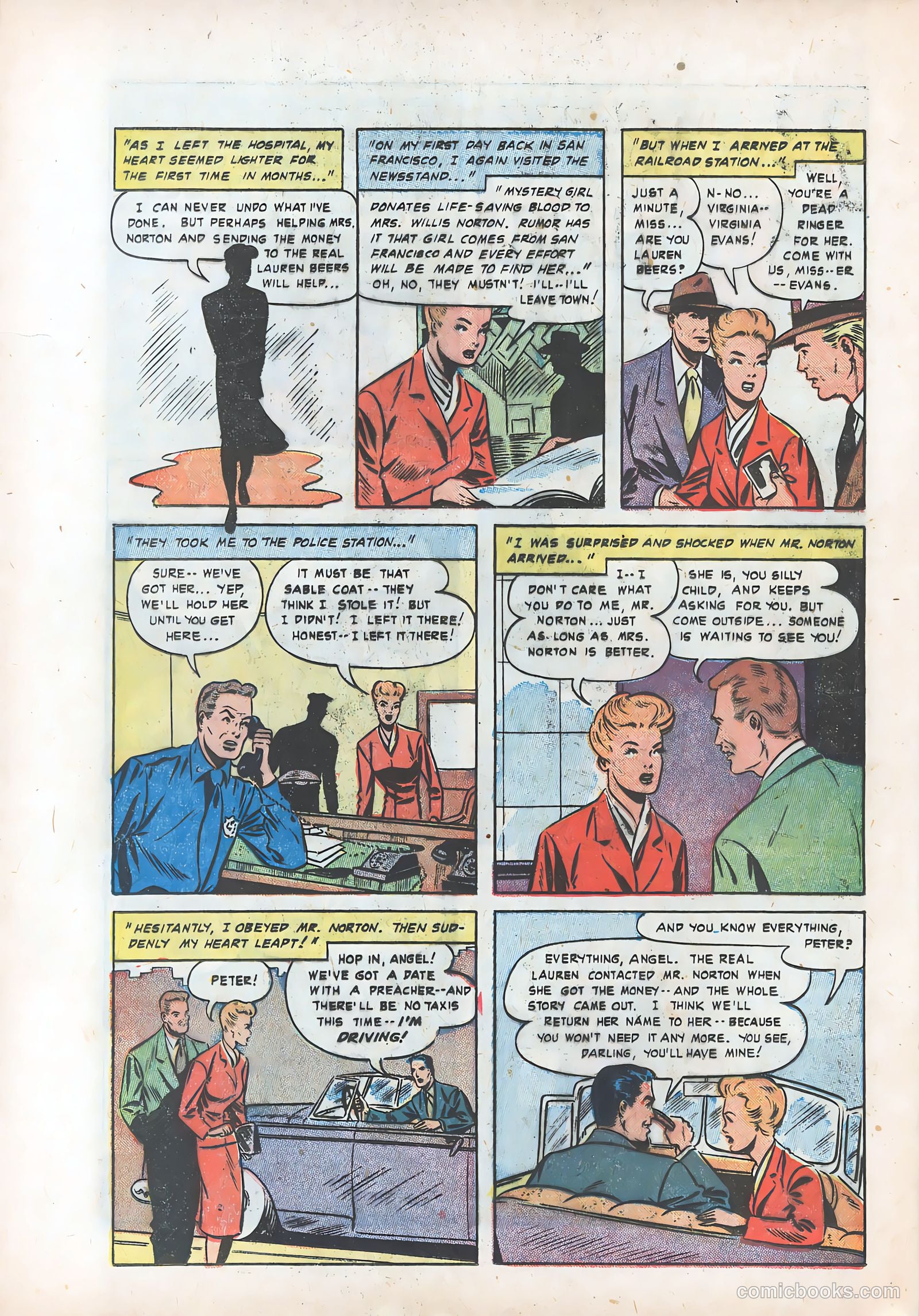 Pictorial Romances #12 — page 28 of 36