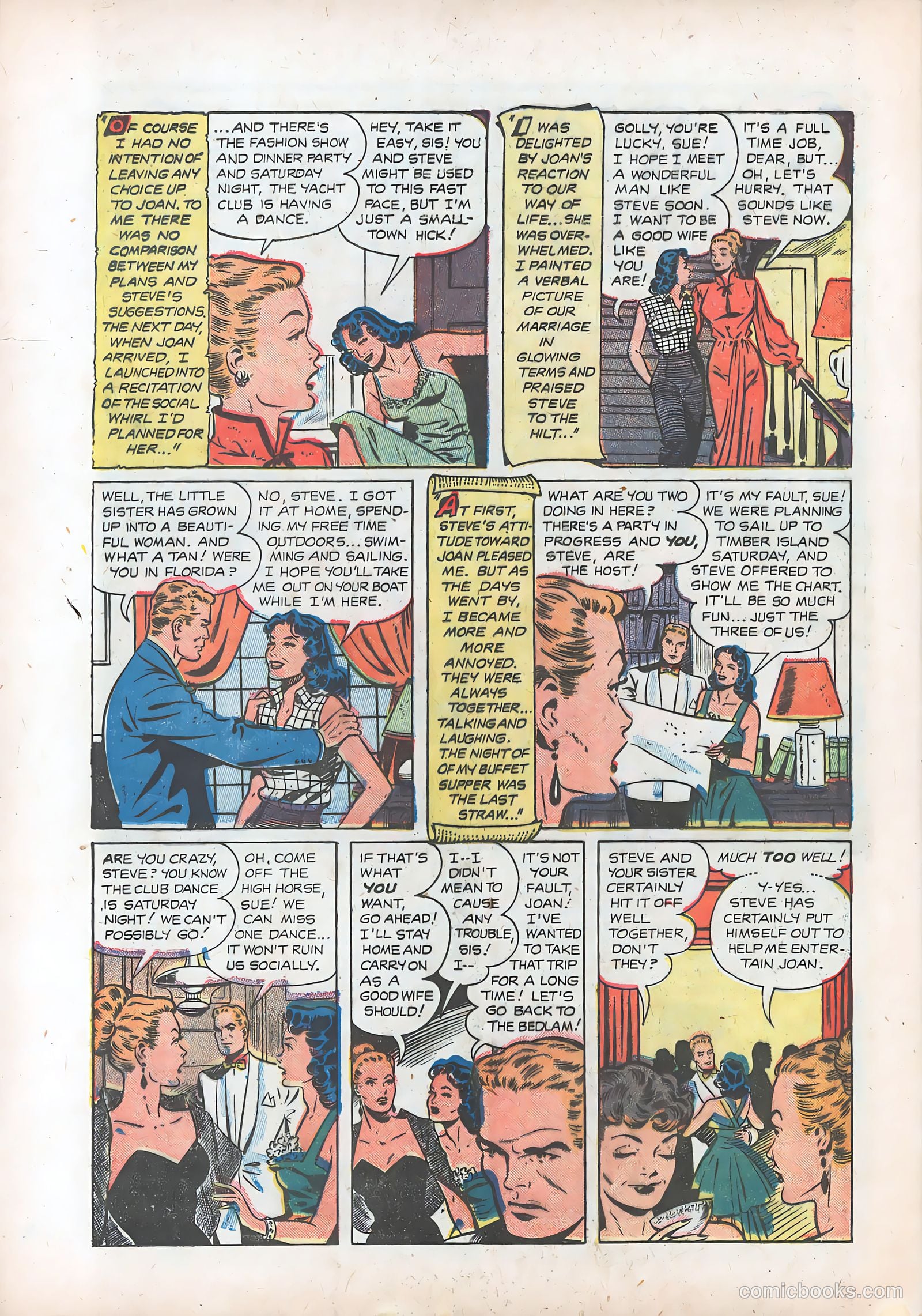 Pictorial Romances #12 — page 30 of 36