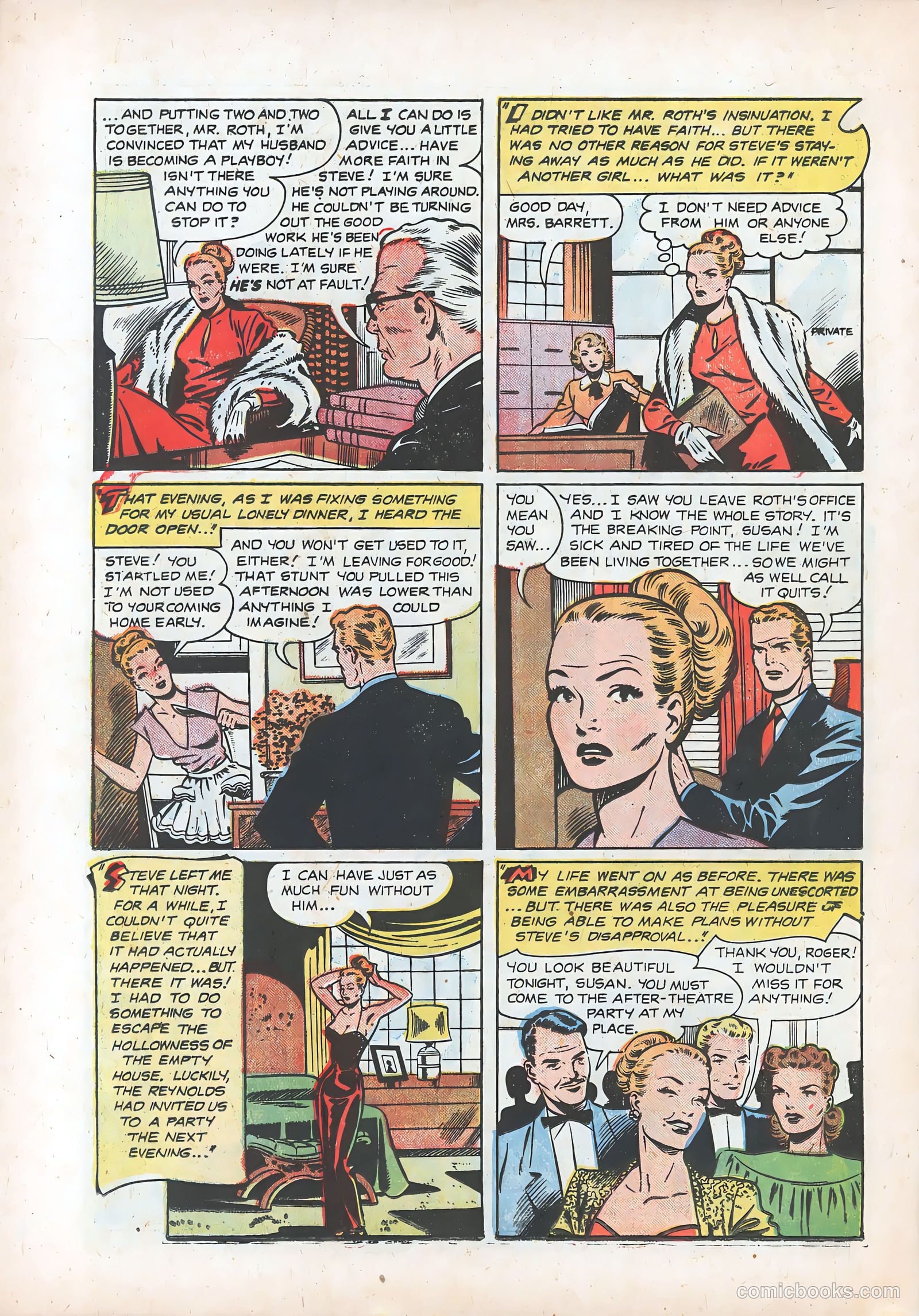 Pictorial Romances #12 — page 32 of 36