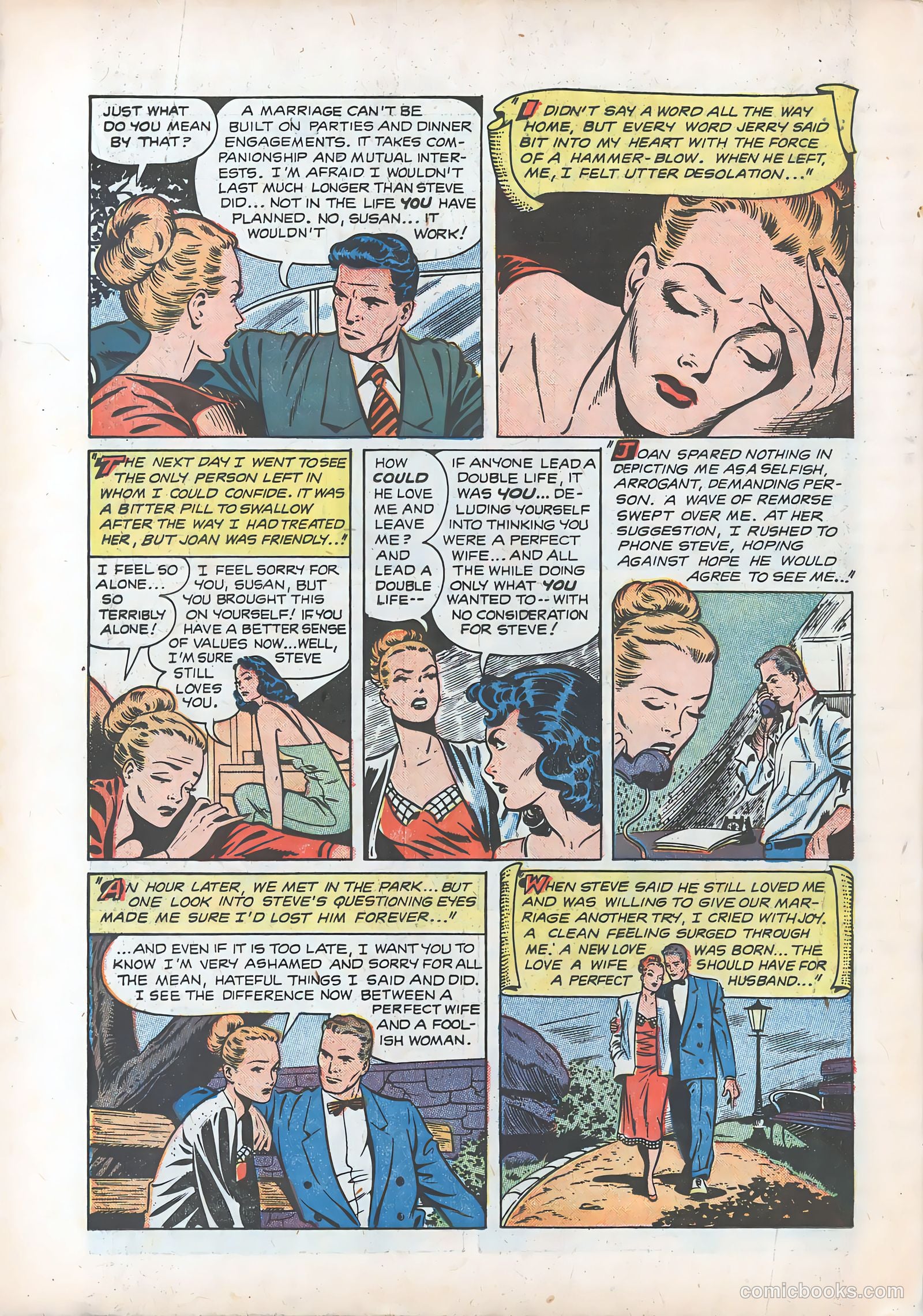Pictorial Romances #12 — page 34 of 36