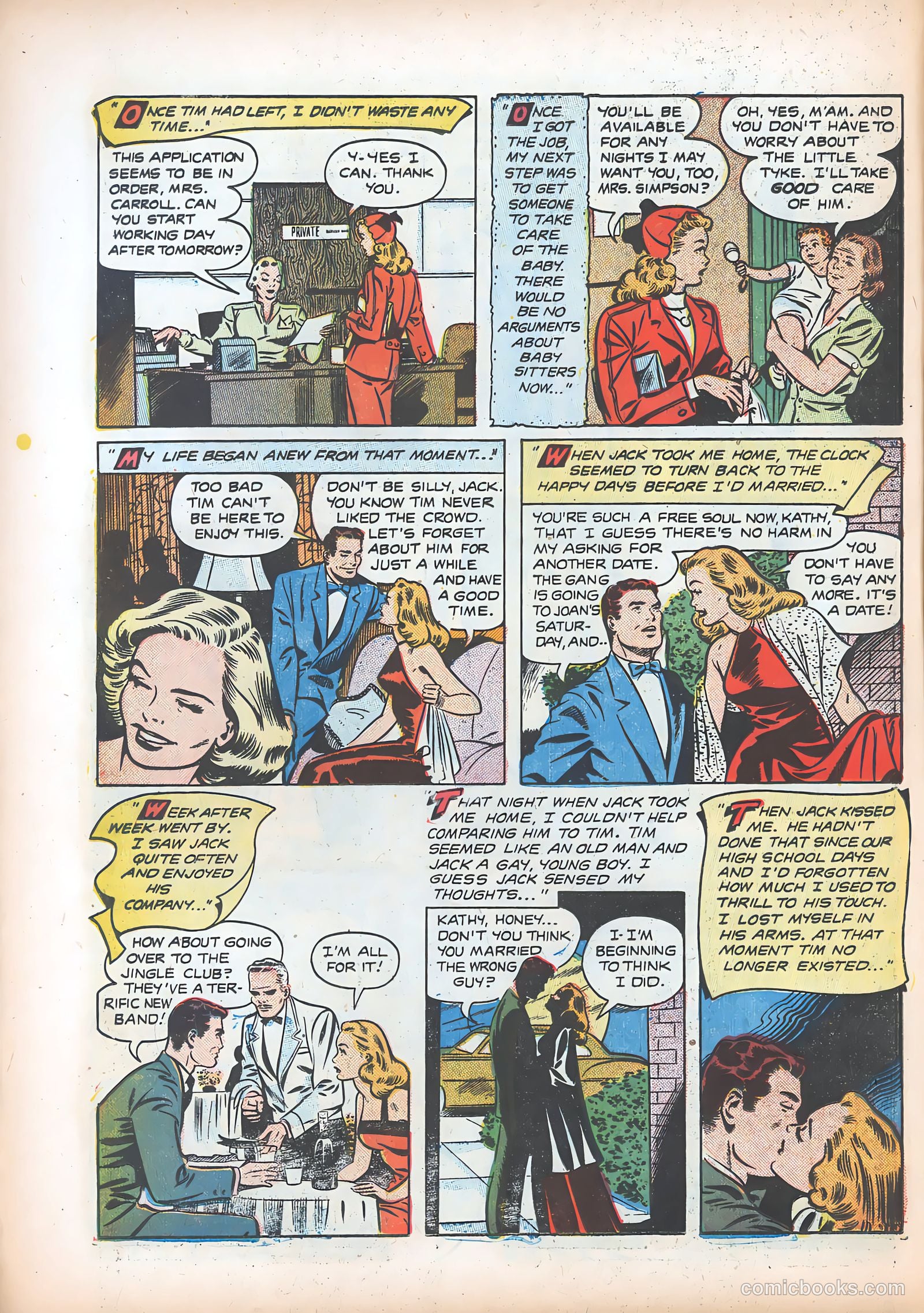 Pictorial Romances #13 — page 8 of 36