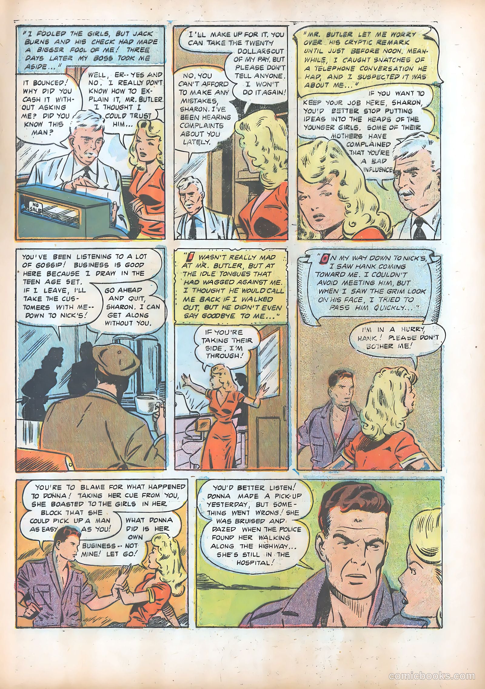 Pictorial Romances #13 — page 17 of 36