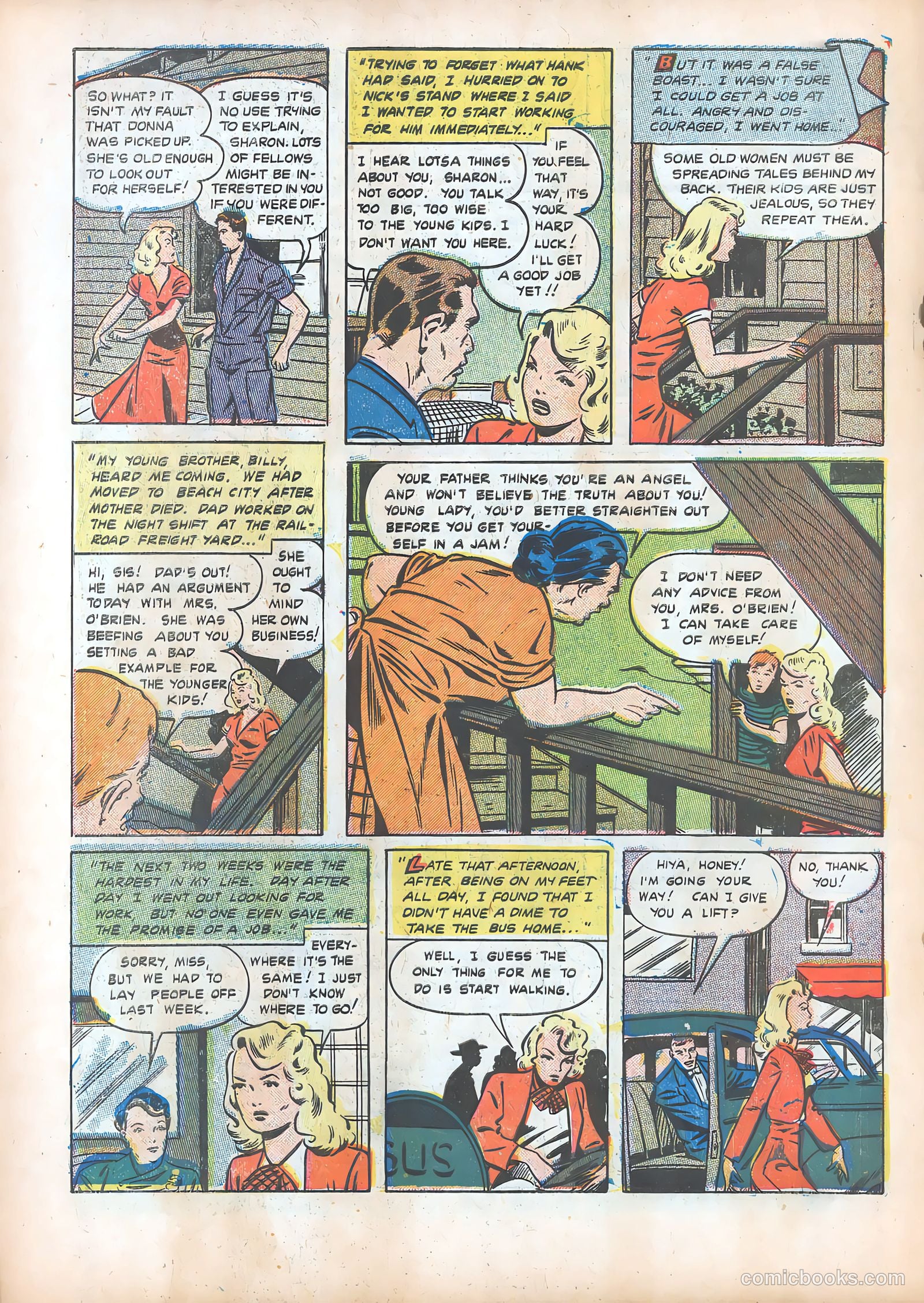 Pictorial Romances #13 — page 18 of 36