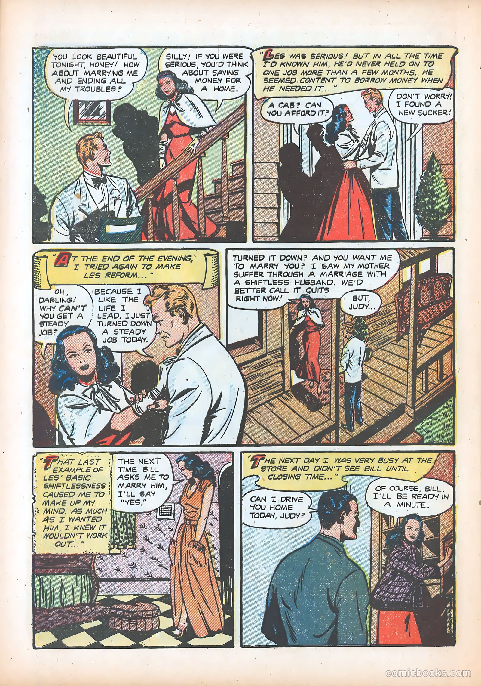 Pictorial Romances #13 — page 22 of 36