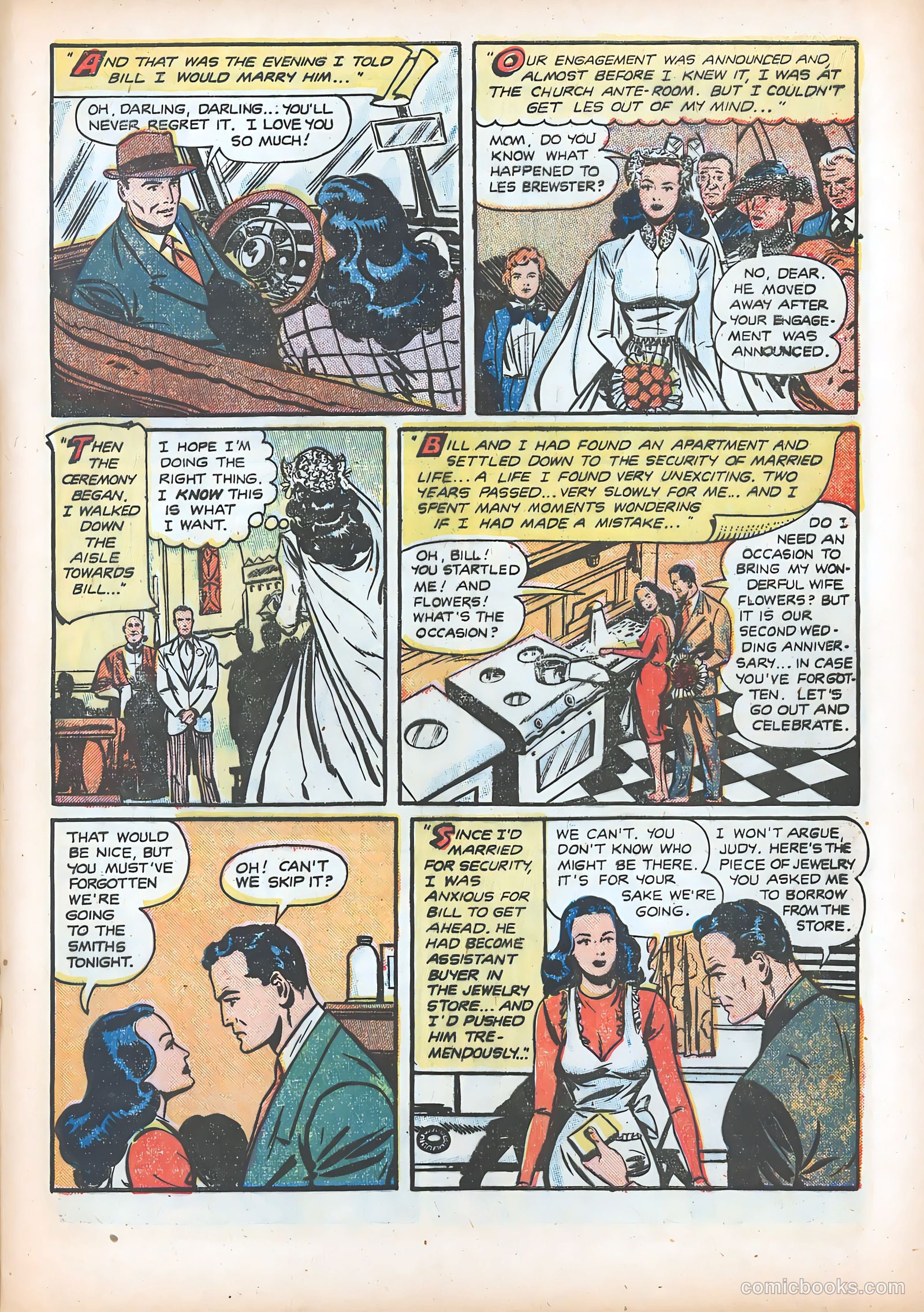 Pictorial Romances #13 — page 23 of 36