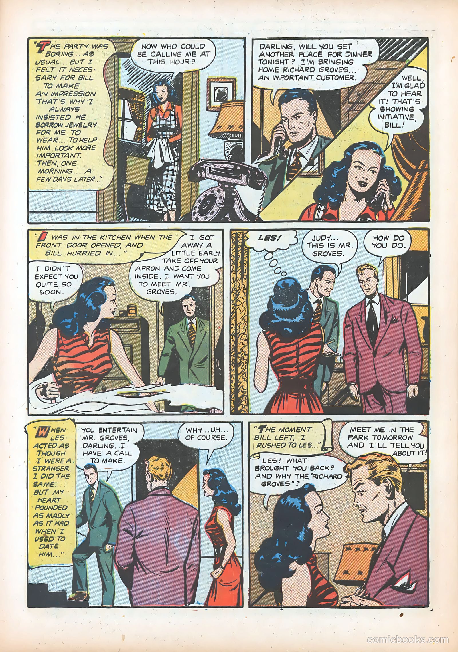 Pictorial Romances #13 — page 24 of 36