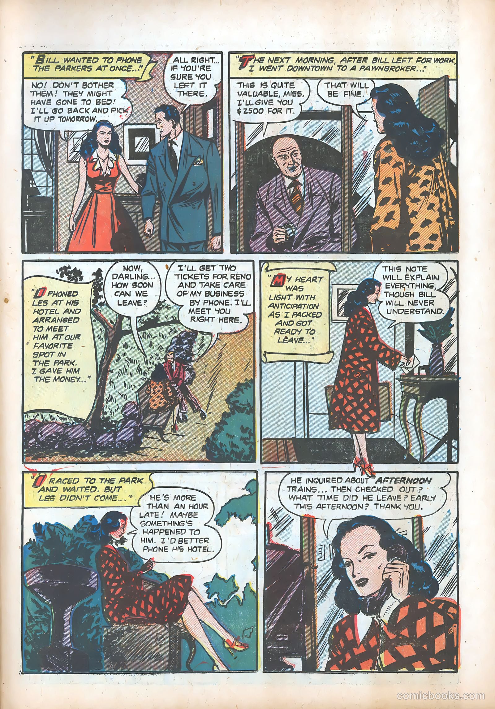 Pictorial Romances #13 — page 27 of 36