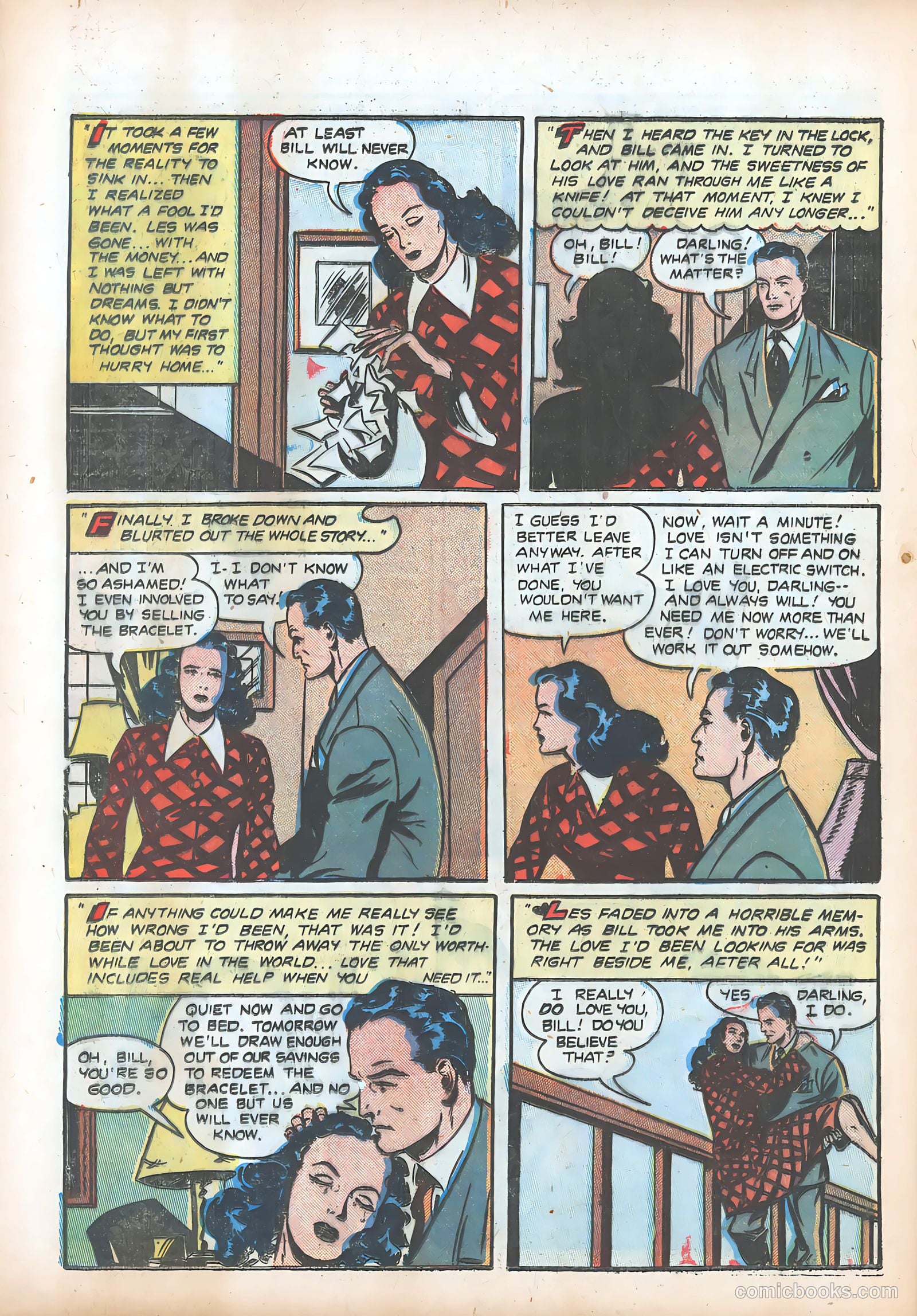 Pictorial Romances #13 — page 28 of 36