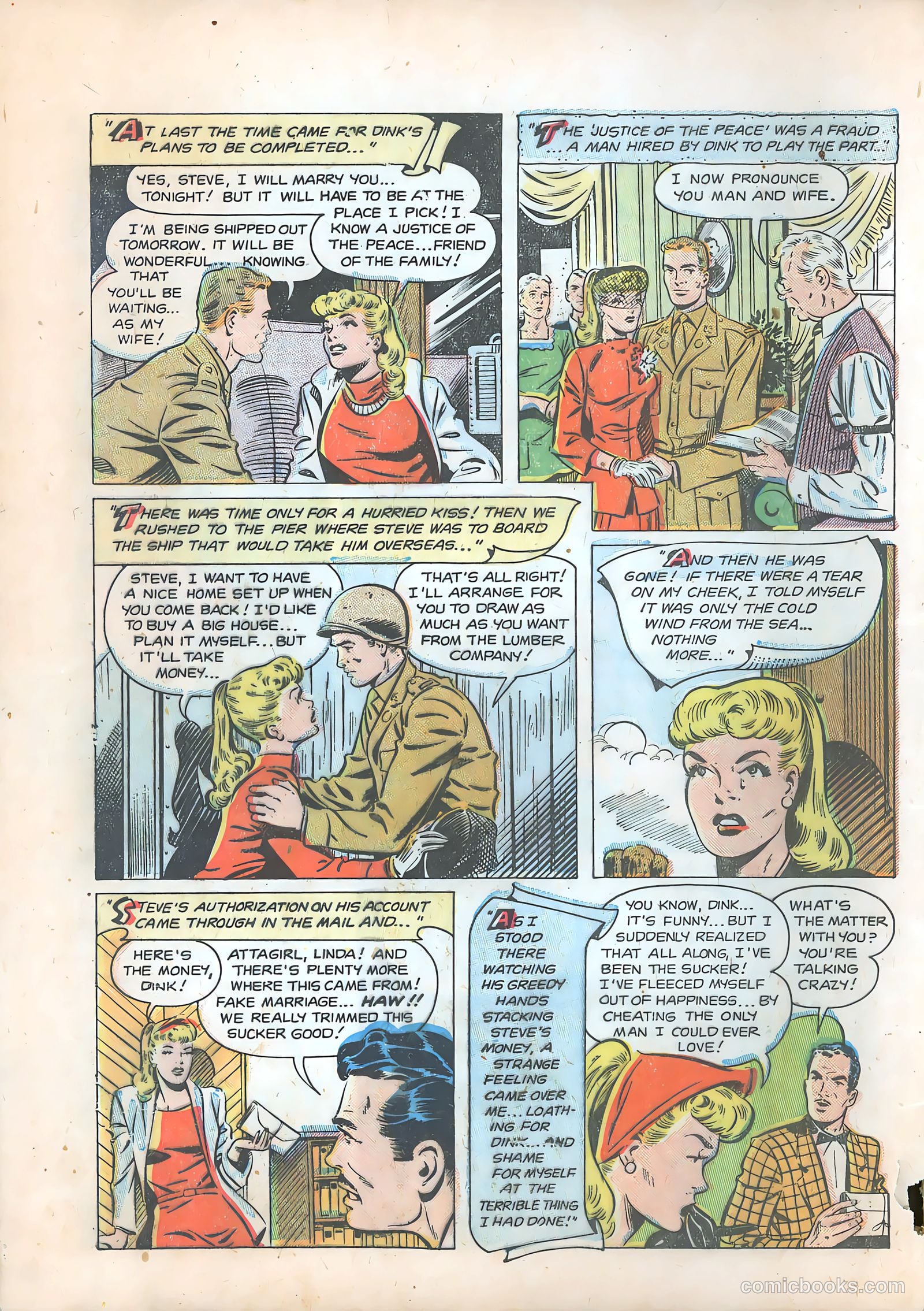 Pictorial Romances #14 — page 8 of 36