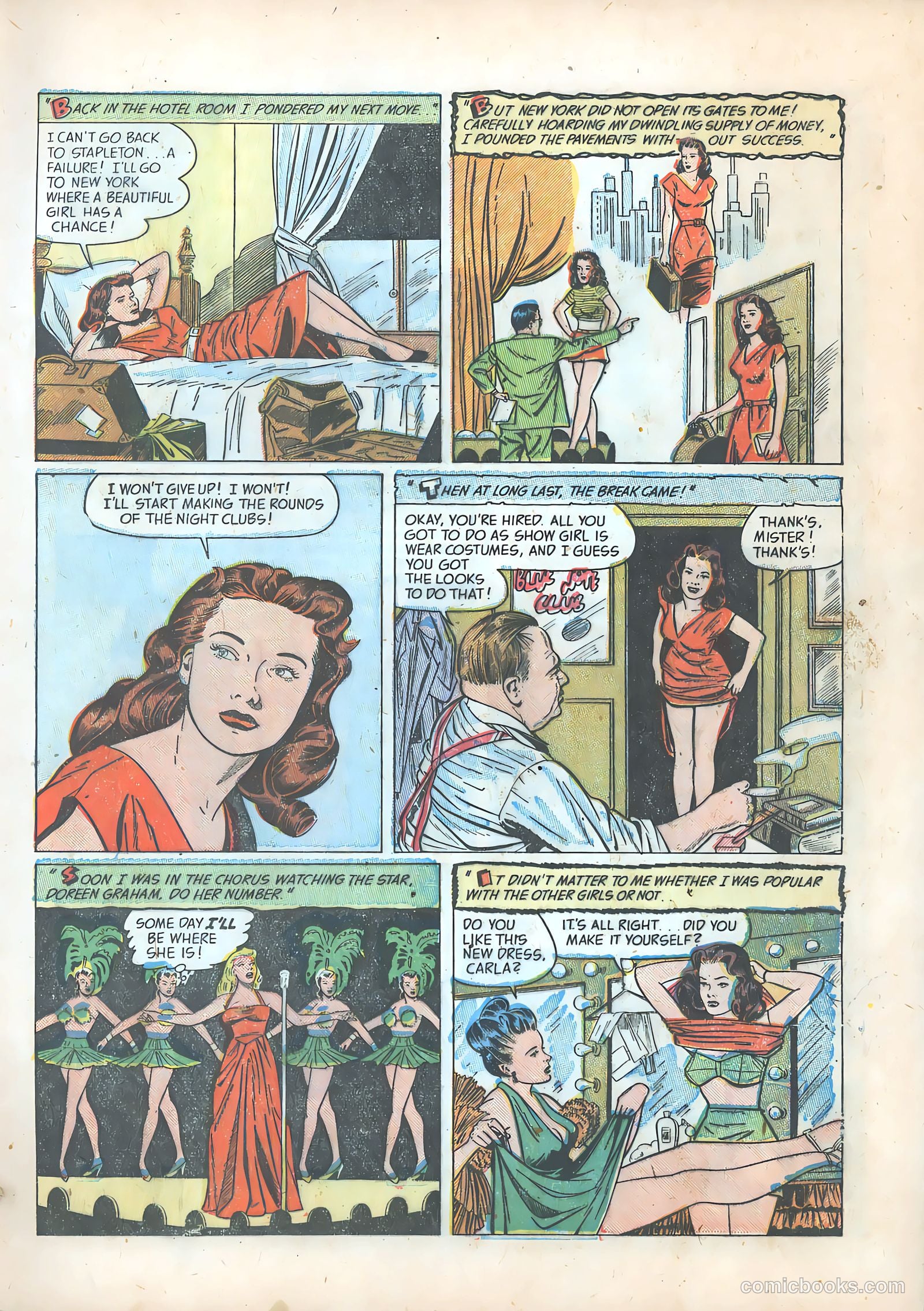 Pictorial Romances #14 — page 13 of 36