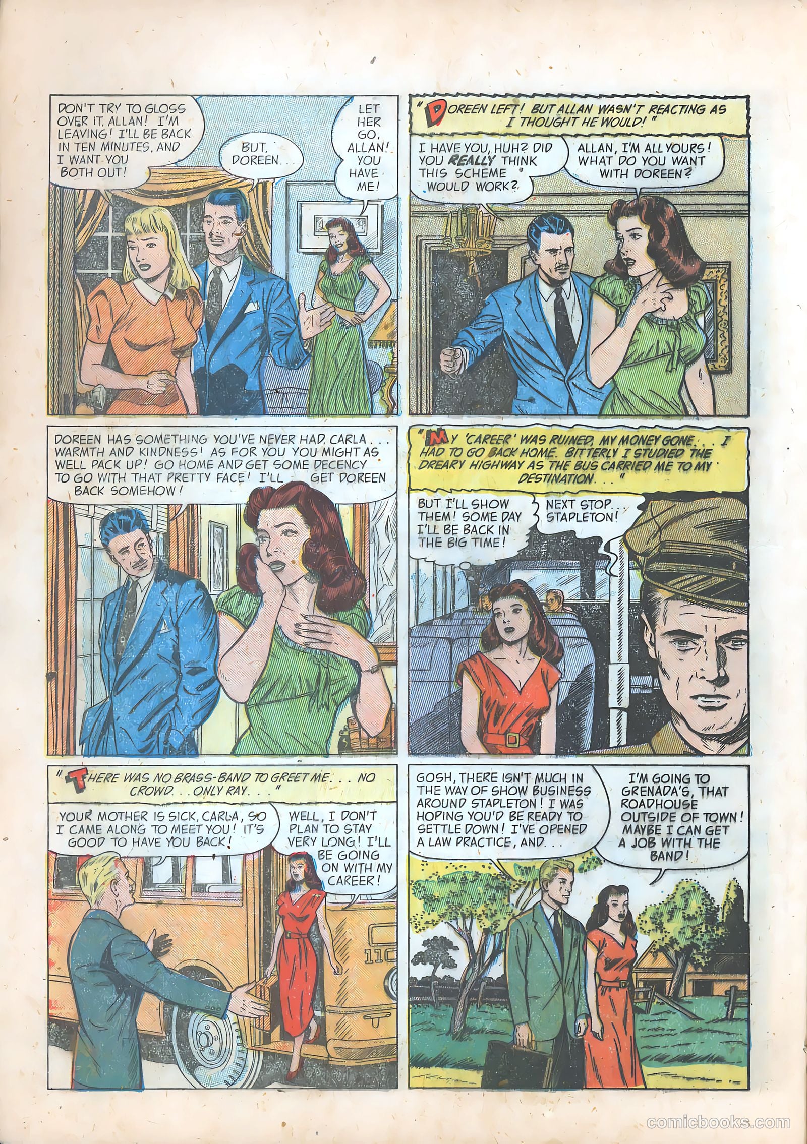 Pictorial Romances #14 — page 16 of 36