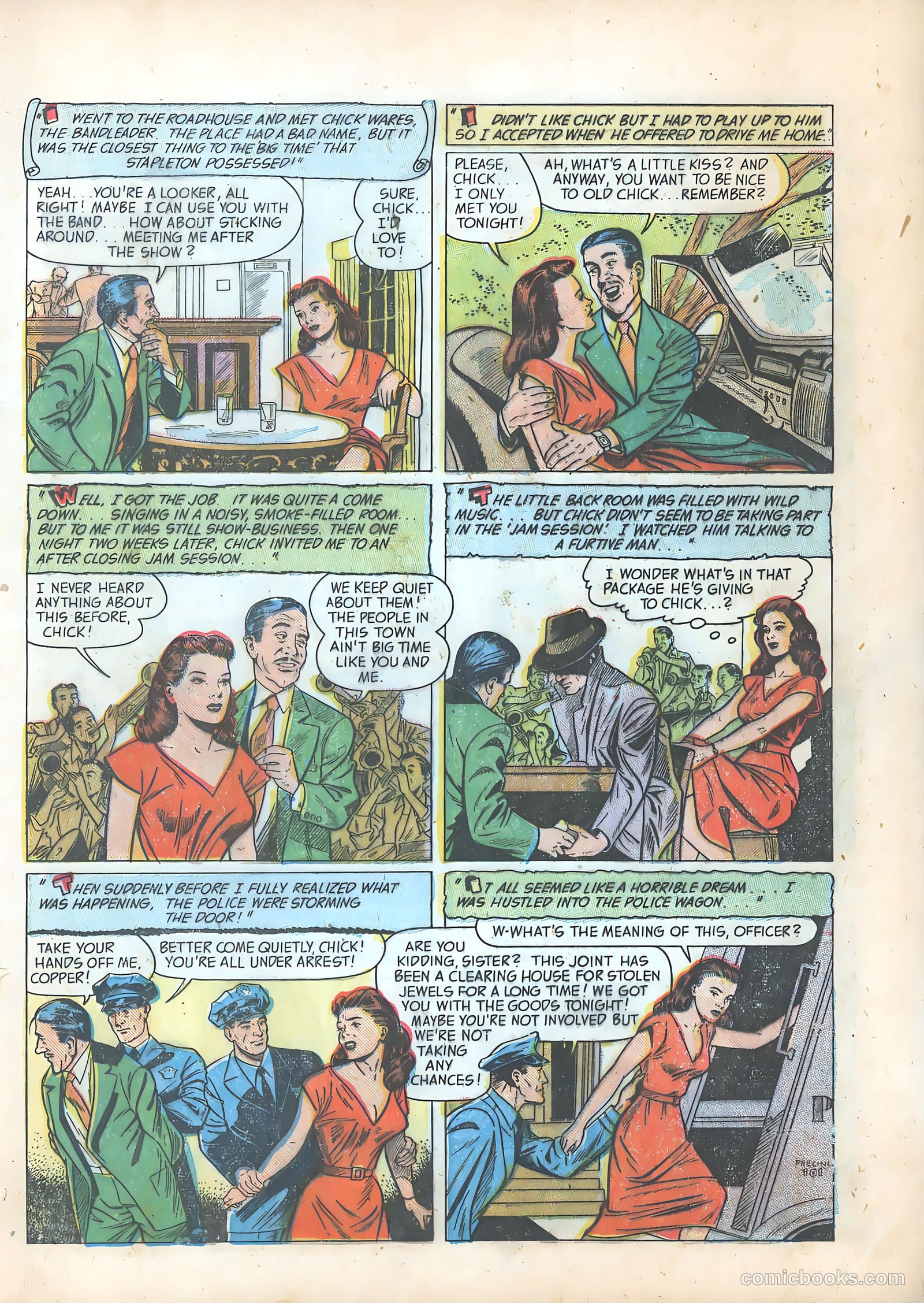 Pictorial Romances #14 — page 17 of 36