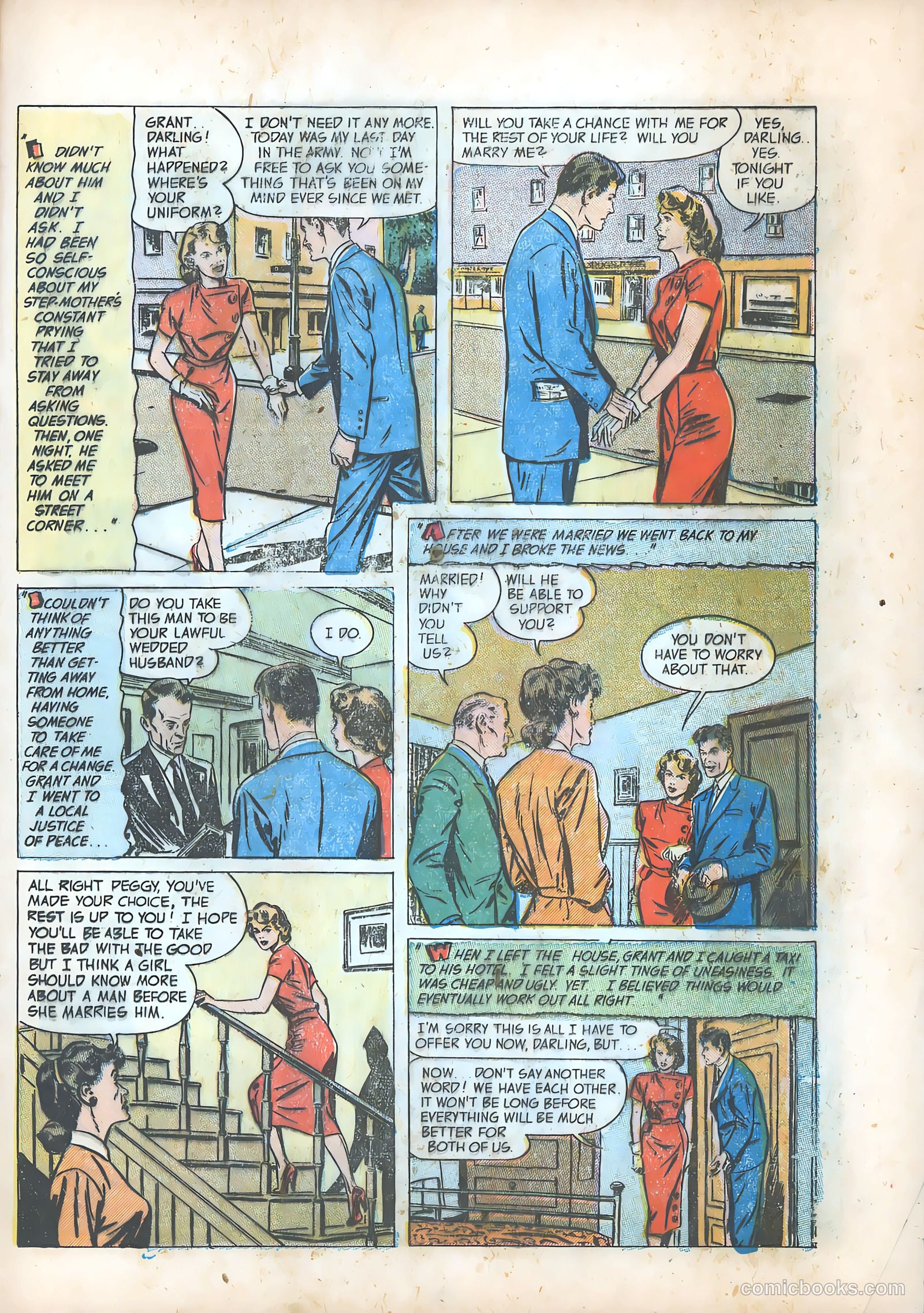 Pictorial Romances #14 — page 21 of 36