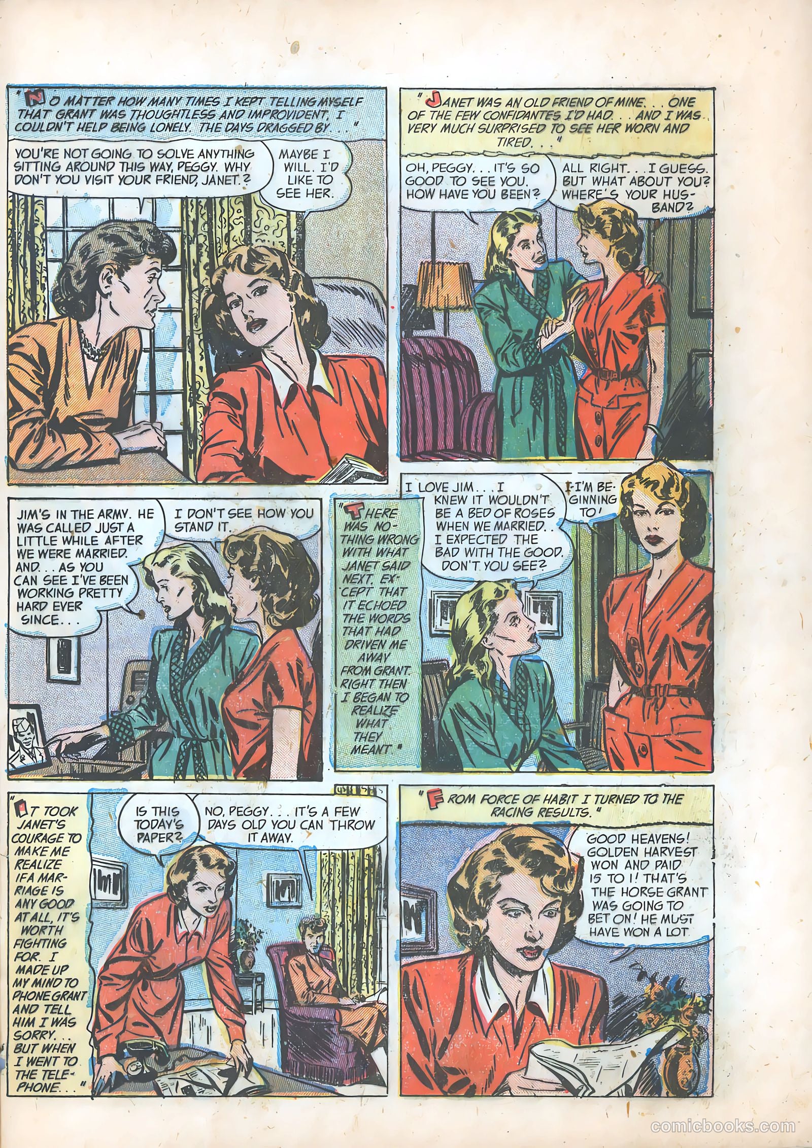 Pictorial Romances #14 — page 25 of 36