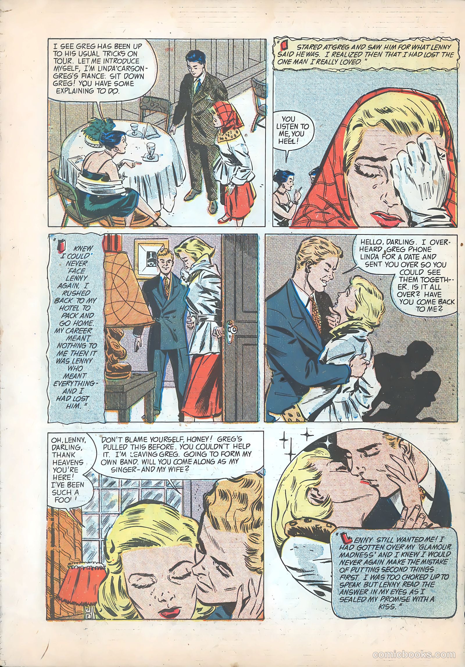 Pictorial Romances #14 — page 34 of 36