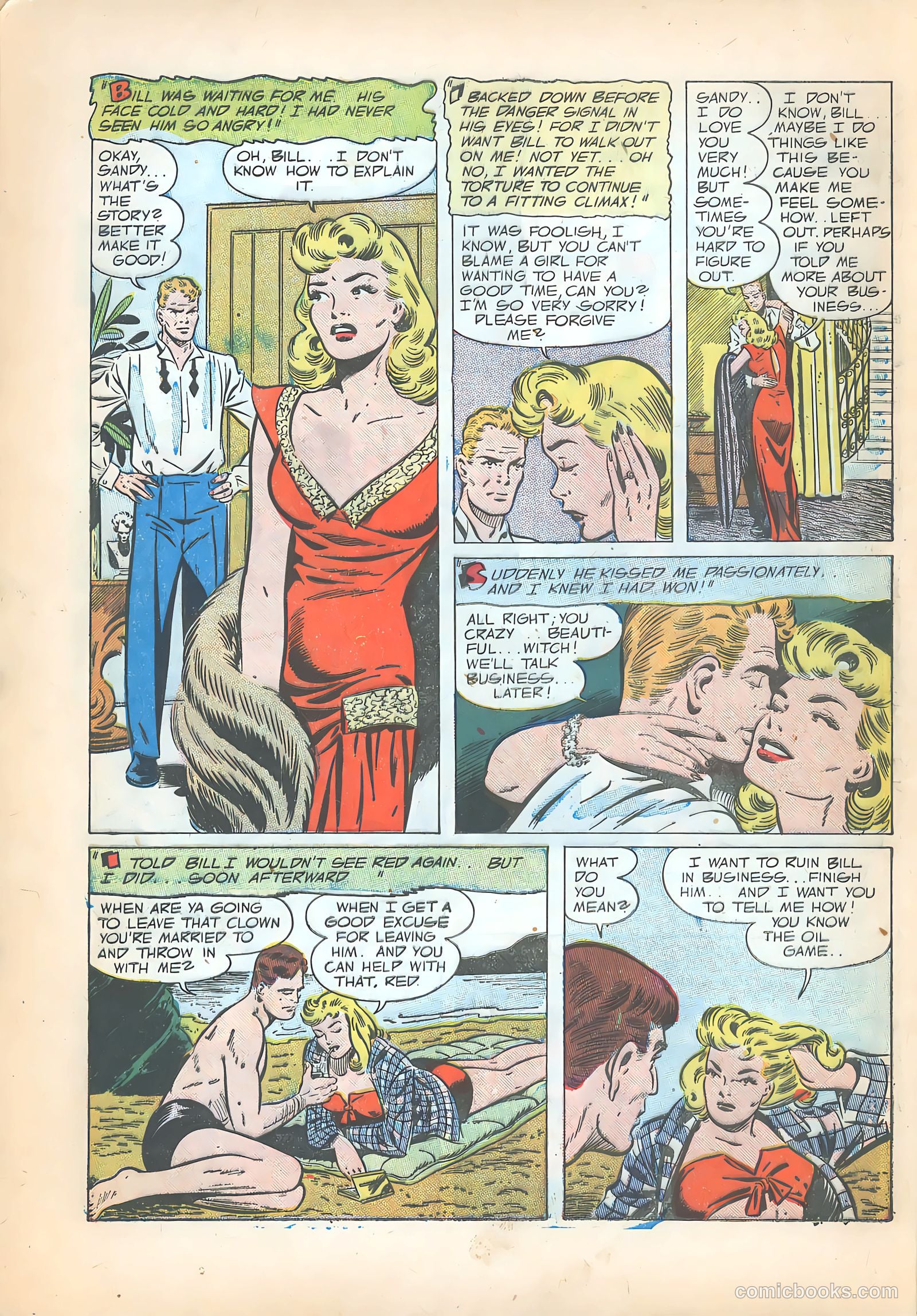 Pictorial Romances #15 — page 8 of 36