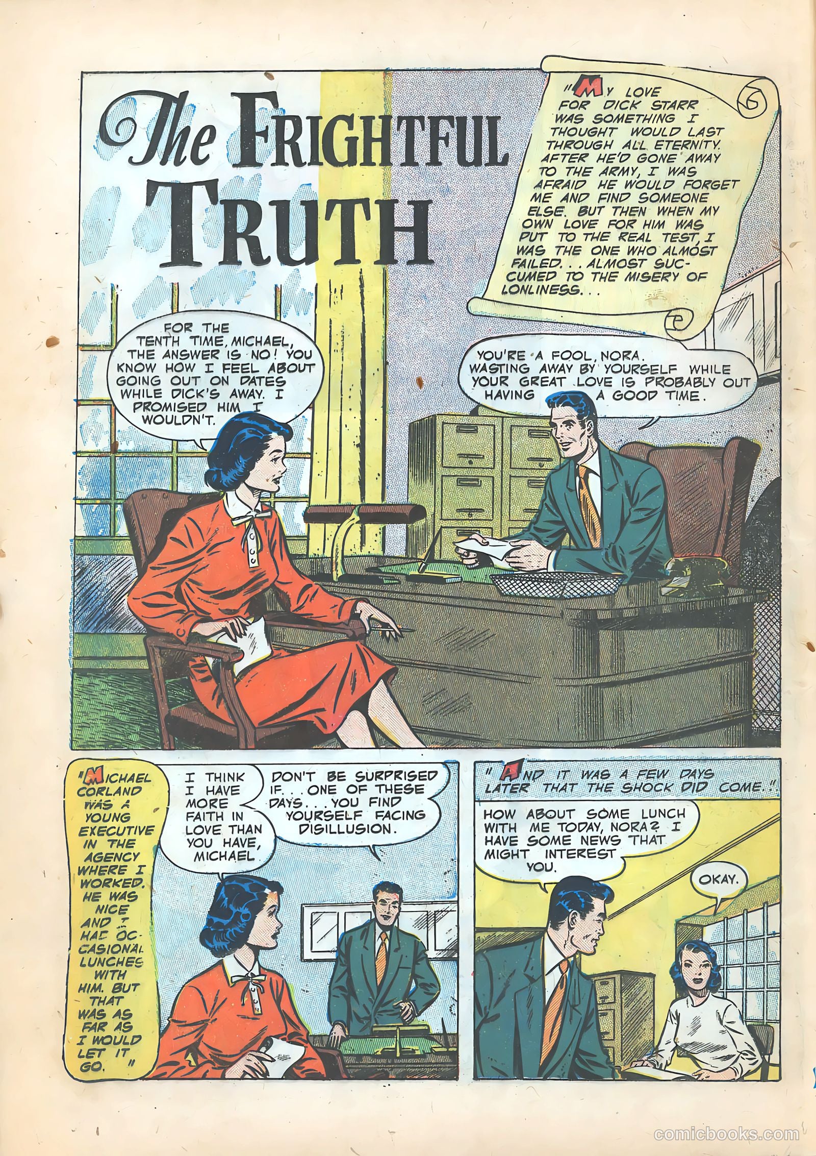 Pictorial Romances #15 — page 12 of 36