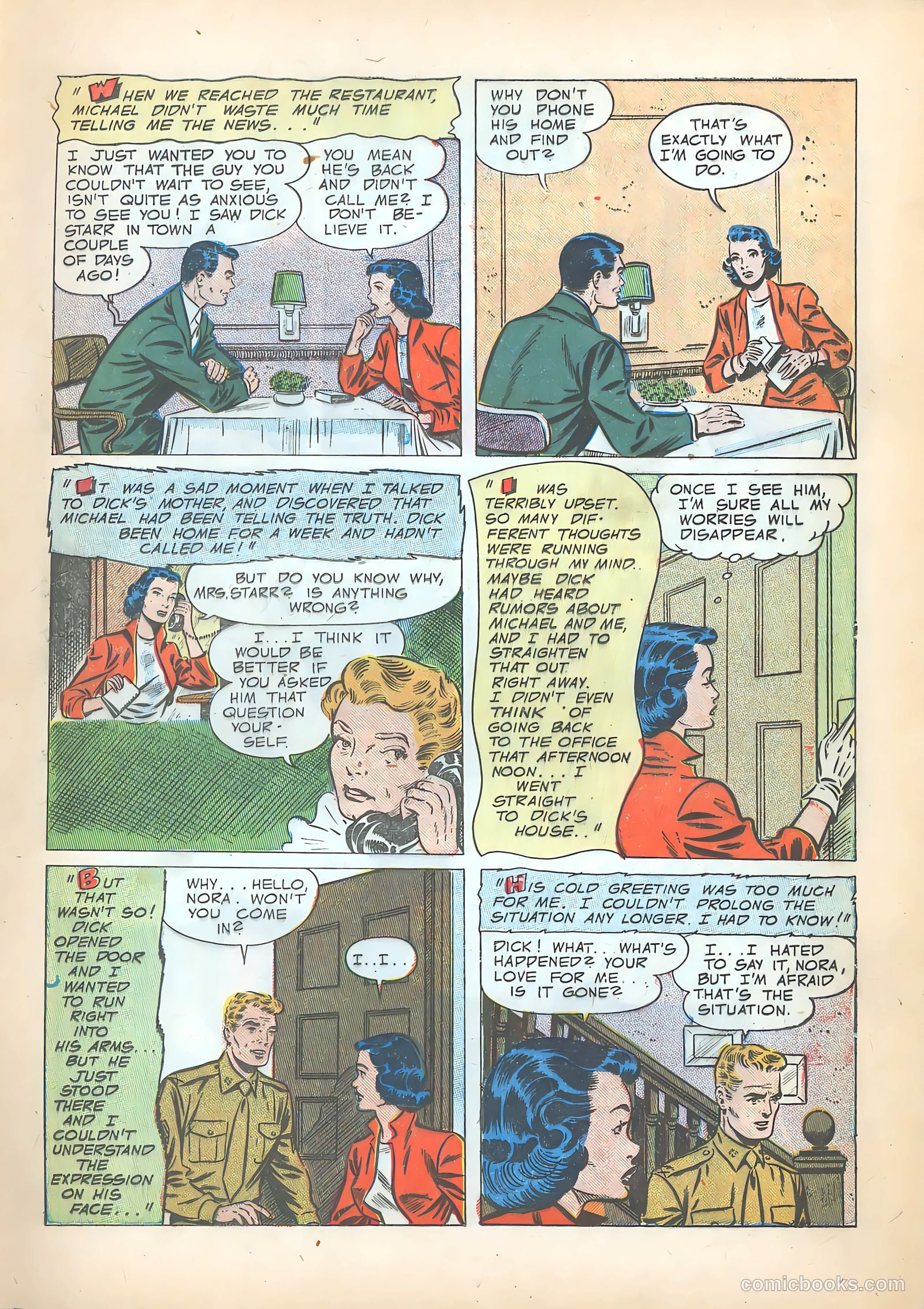 Pictorial Romances #15 — page 13 of 36