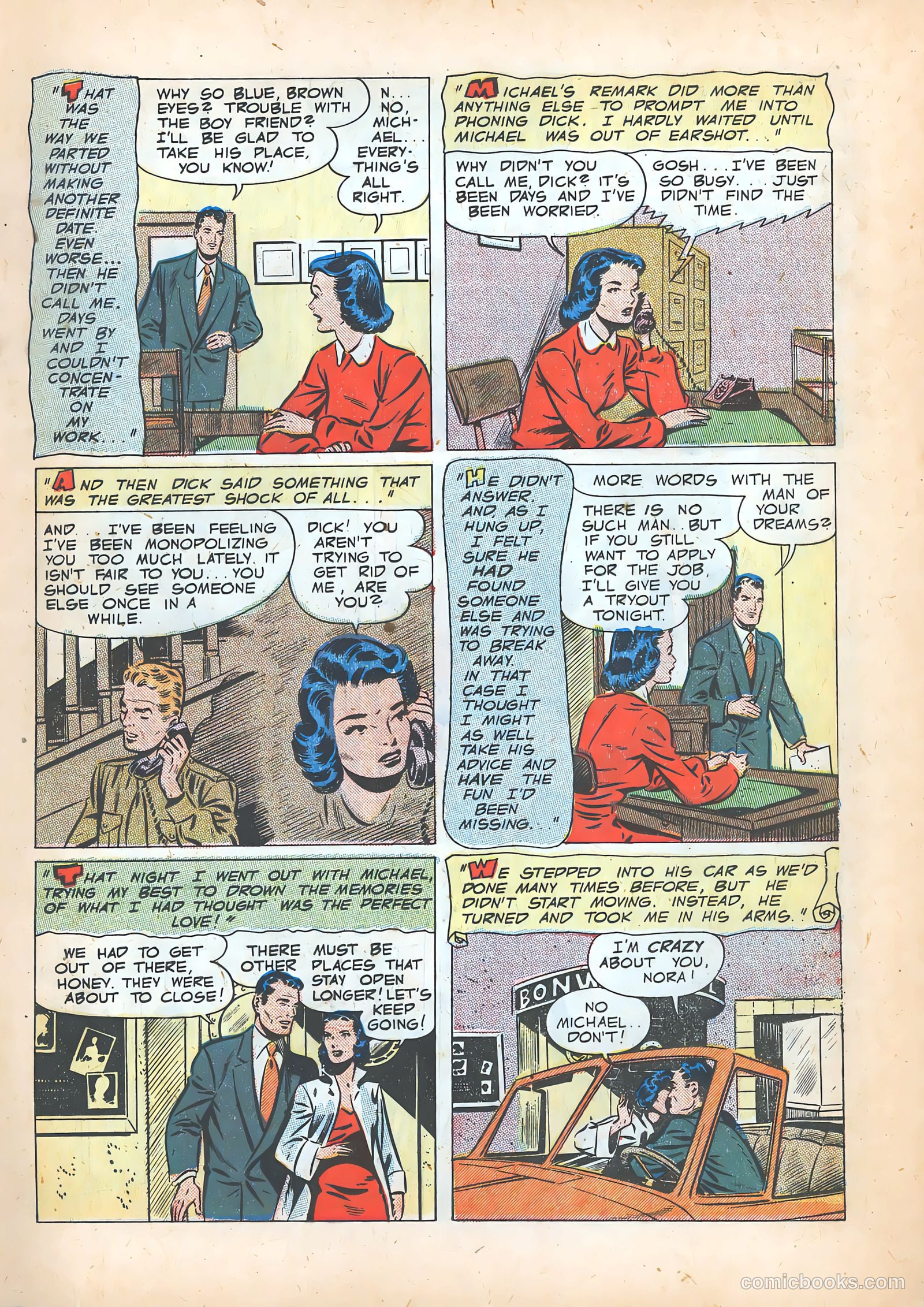 Pictorial Romances #15 — page 15 of 36