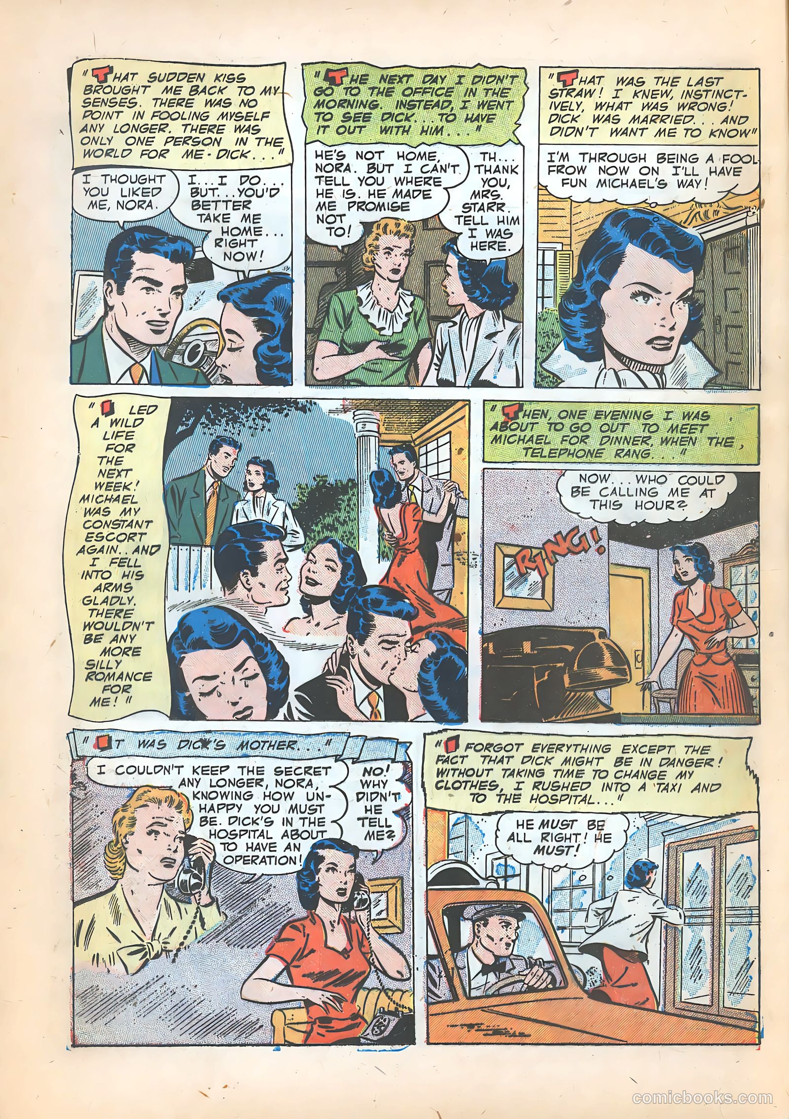 Pictorial Romances #15 — page 16 of 36