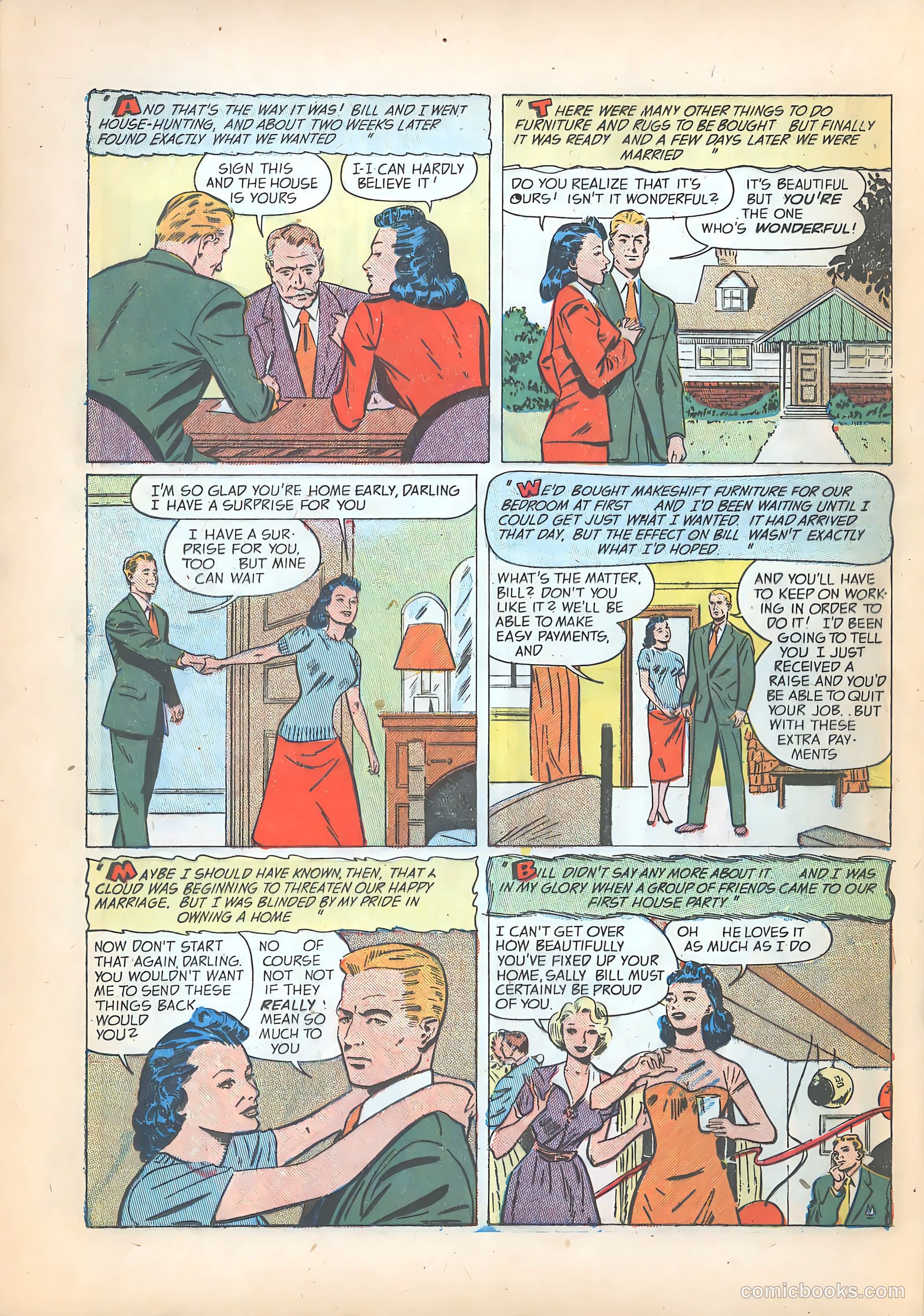 Pictorial Romances #15 — page 20 of 36