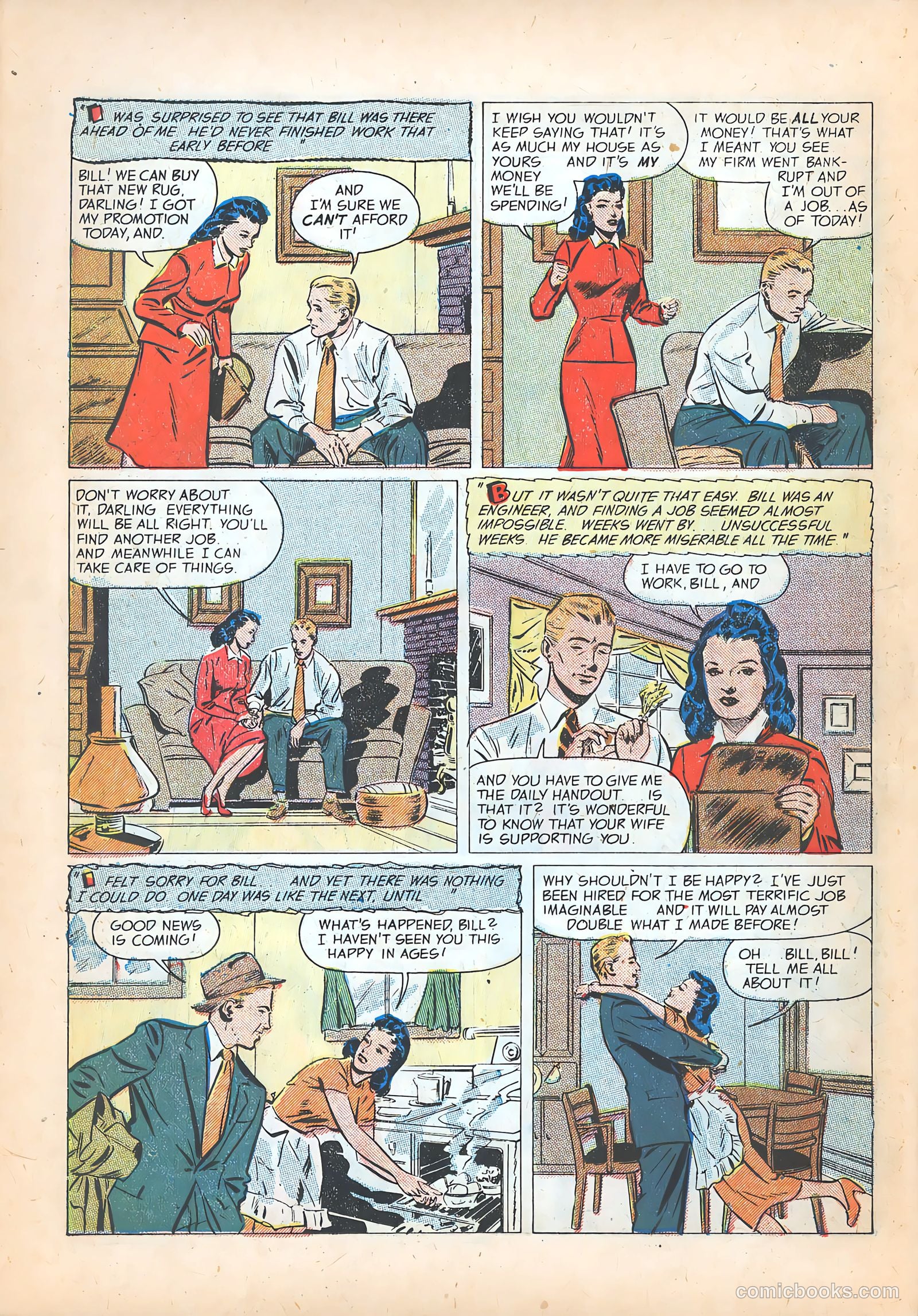 Pictorial Romances #15 — page 22 of 36