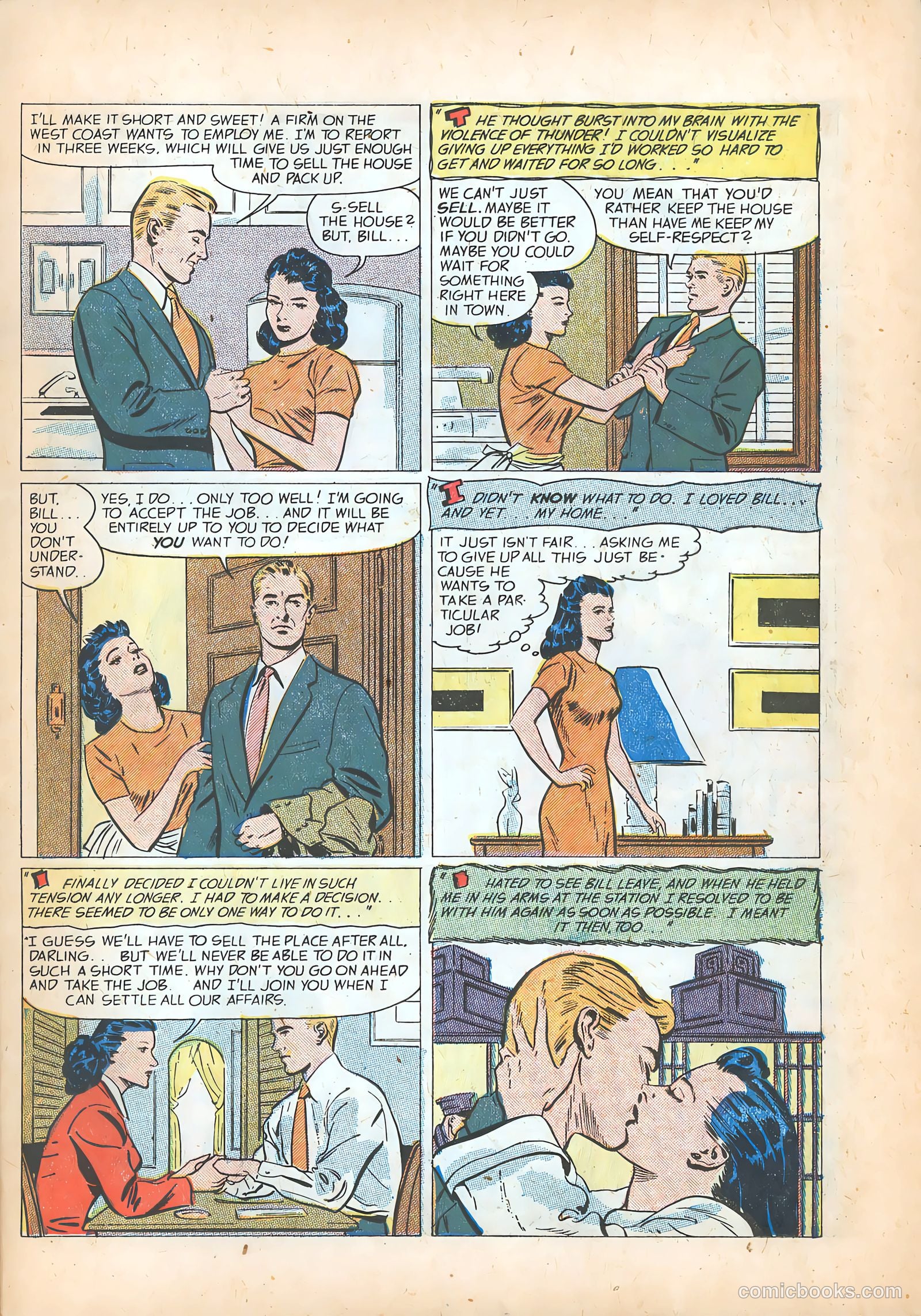 Pictorial Romances #15 — page 23 of 36