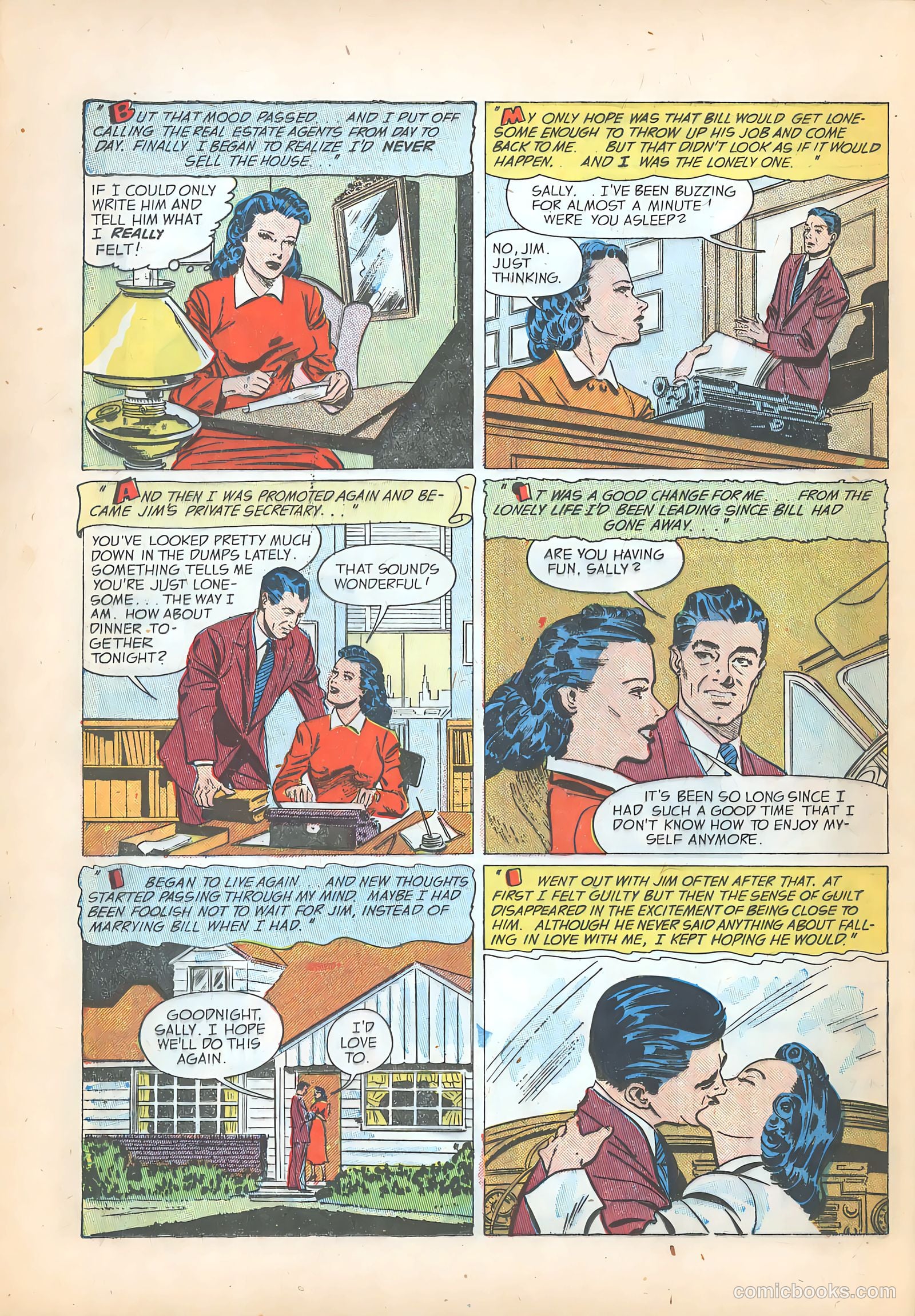 Pictorial Romances #15 — page 24 of 36