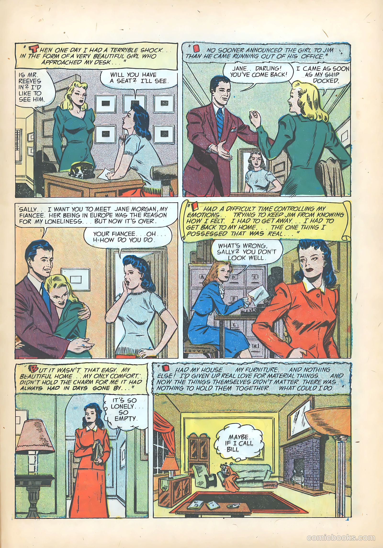 Pictorial Romances #15 — page 25 of 36