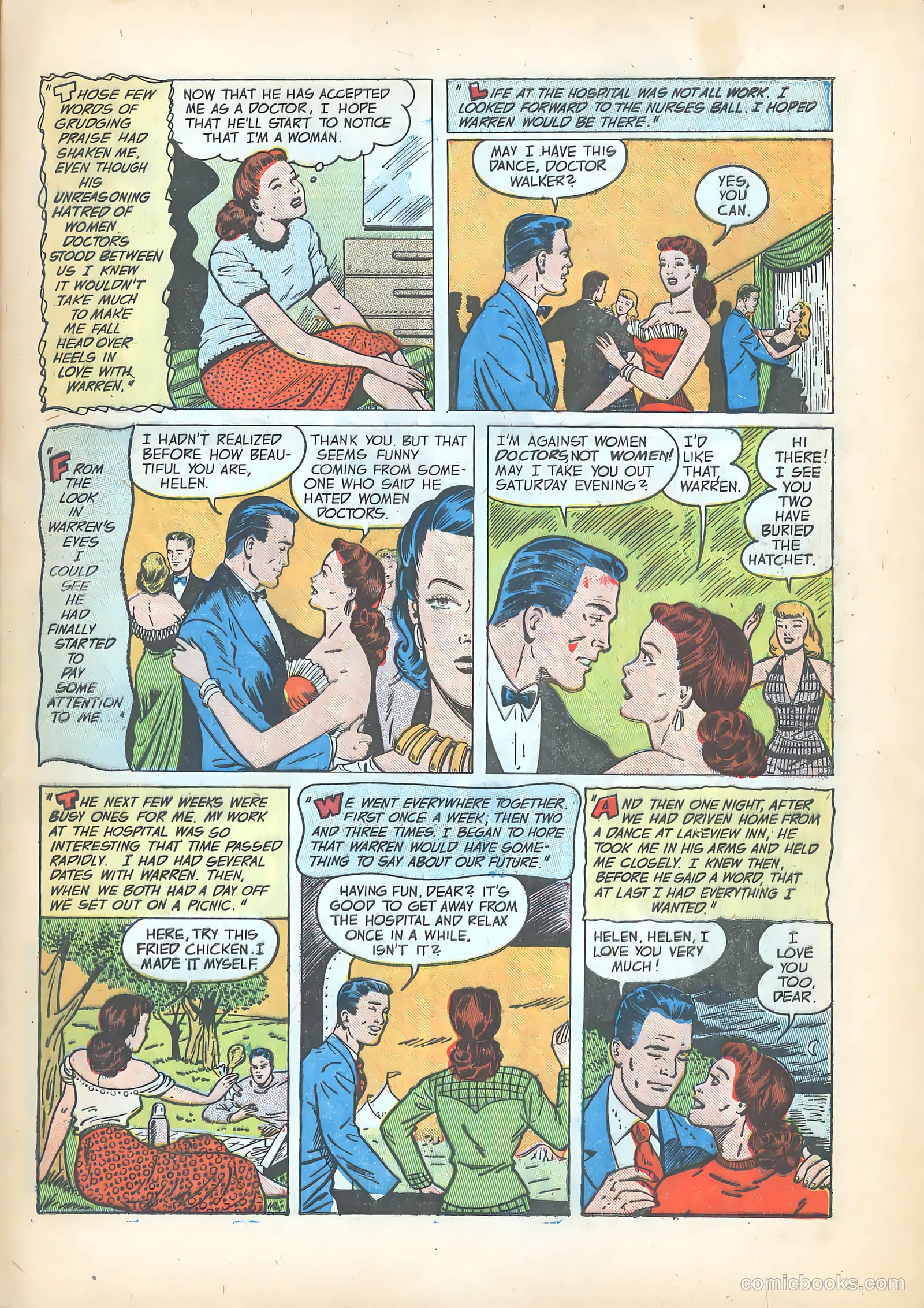 Pictorial Romances #15 — page 29 of 36