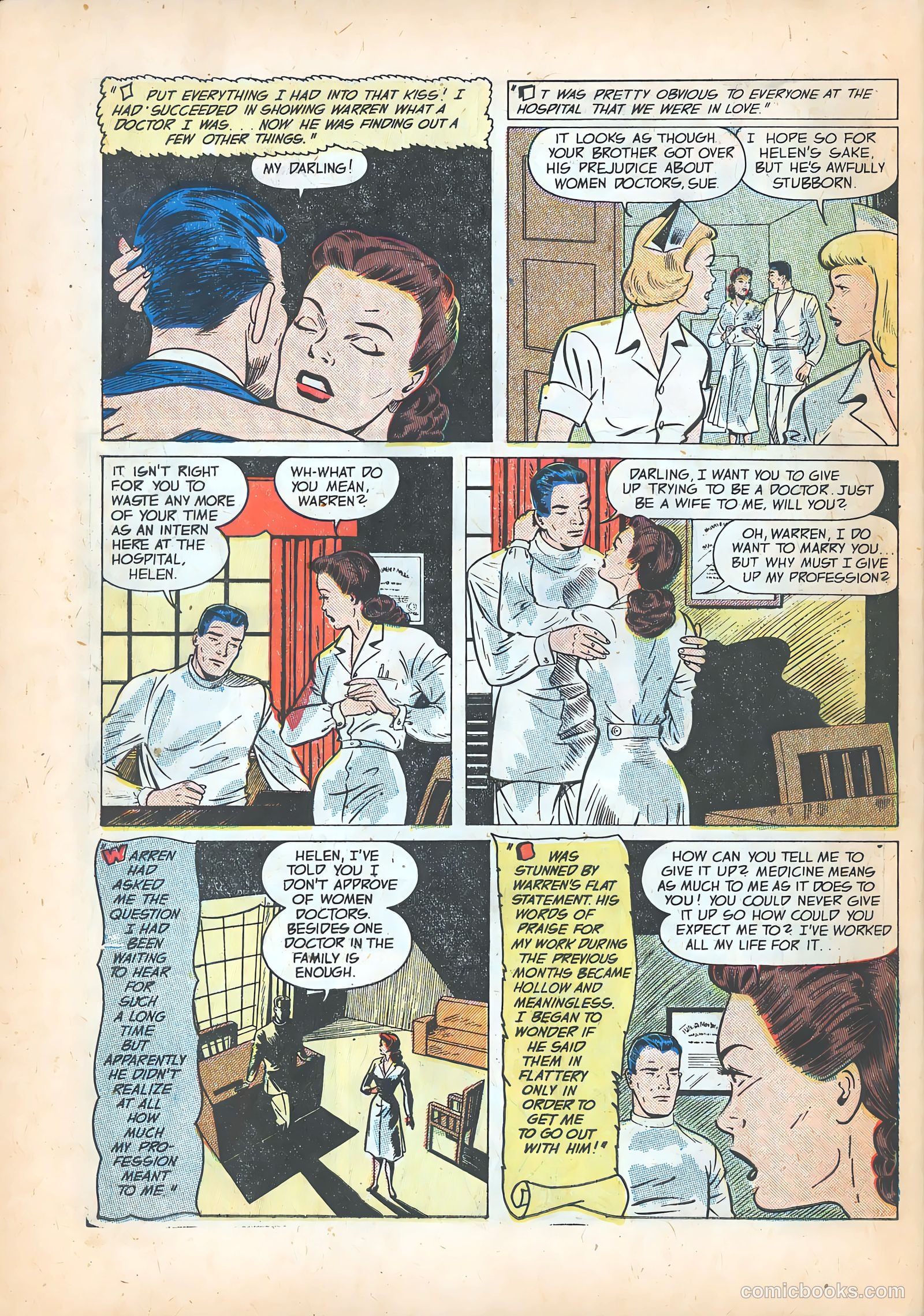 Pictorial Romances #15 — page 30 of 36