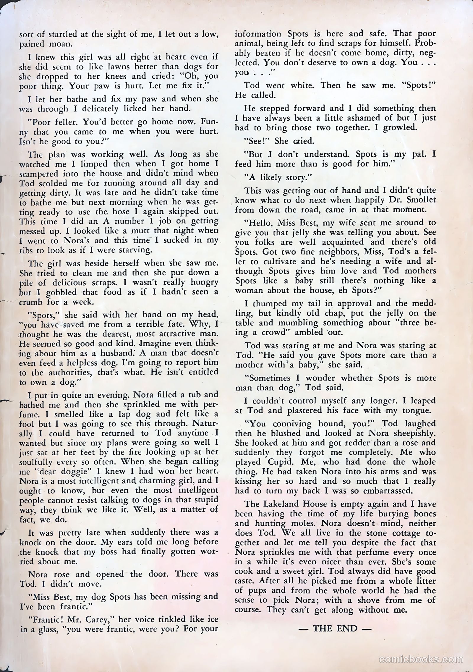 Pictorial Romances #15 — page 35 of 36