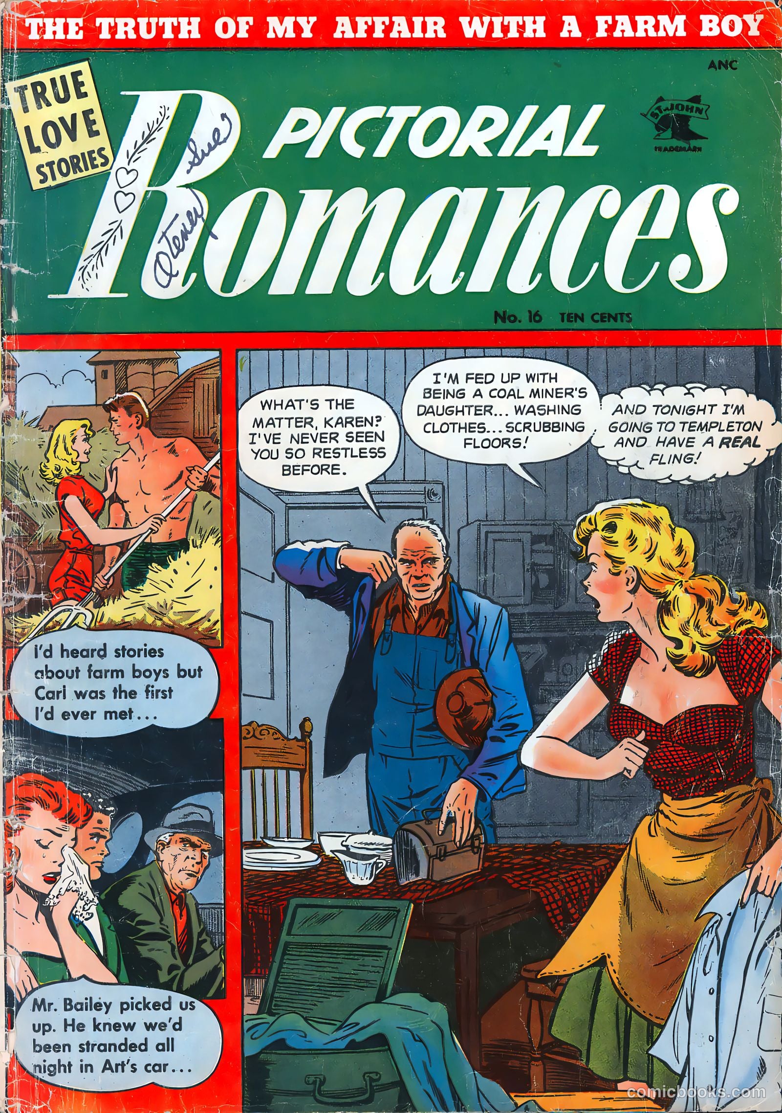 Pictorial Romances #16 — page 1 of 36